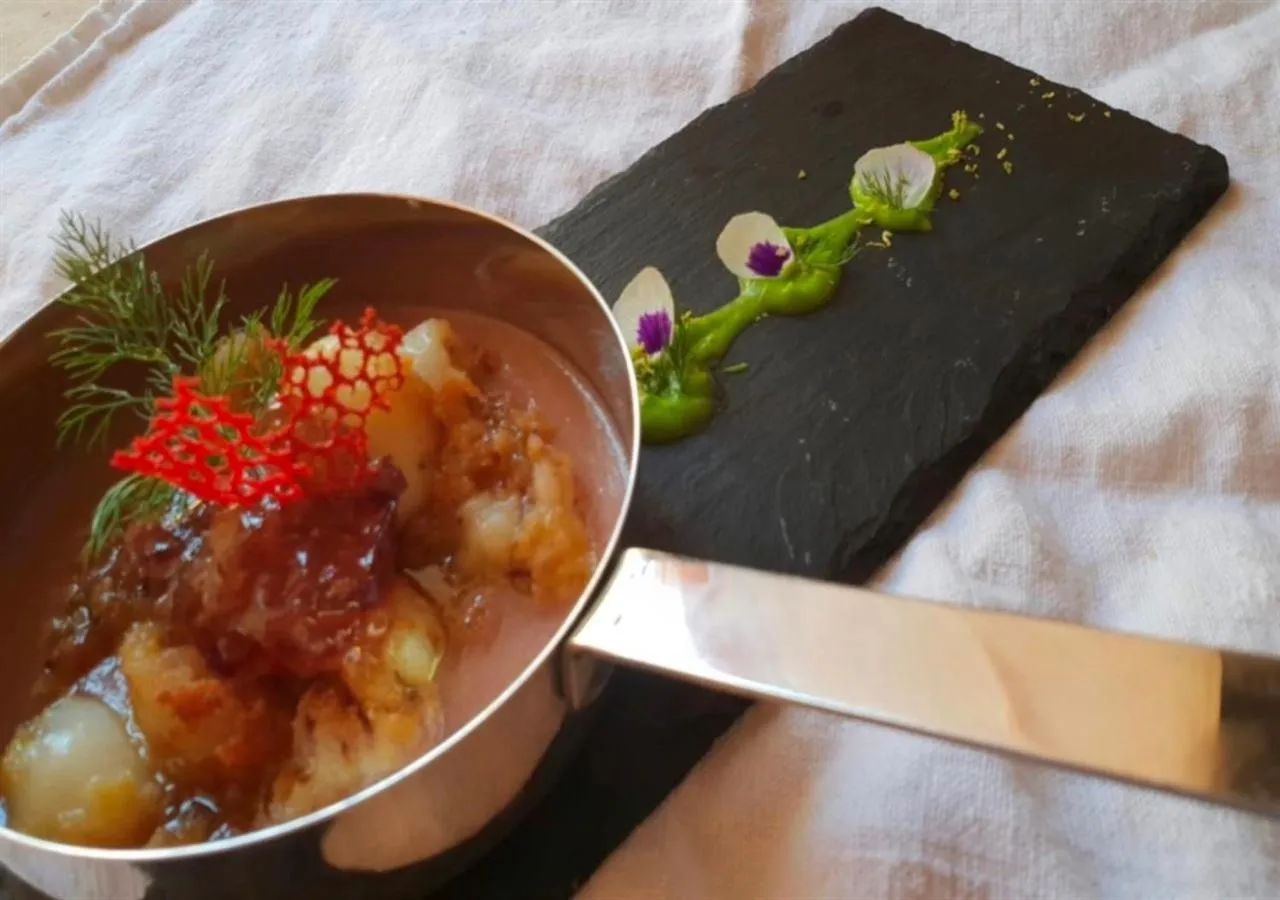 Food close-up in Hotel Rosenblatt