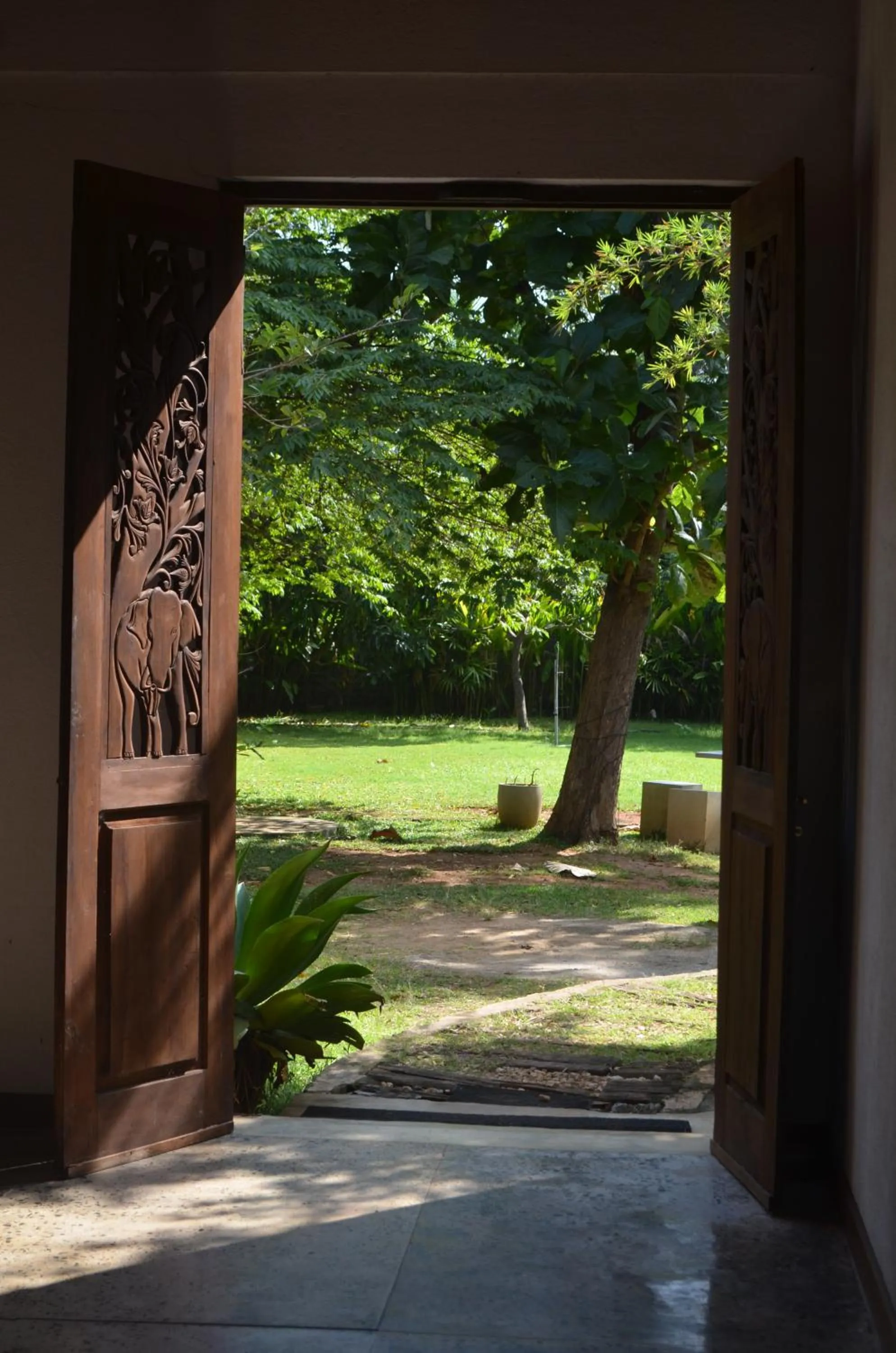 Garden view in Vallee 69 Eco Villa-Tissa,Yala