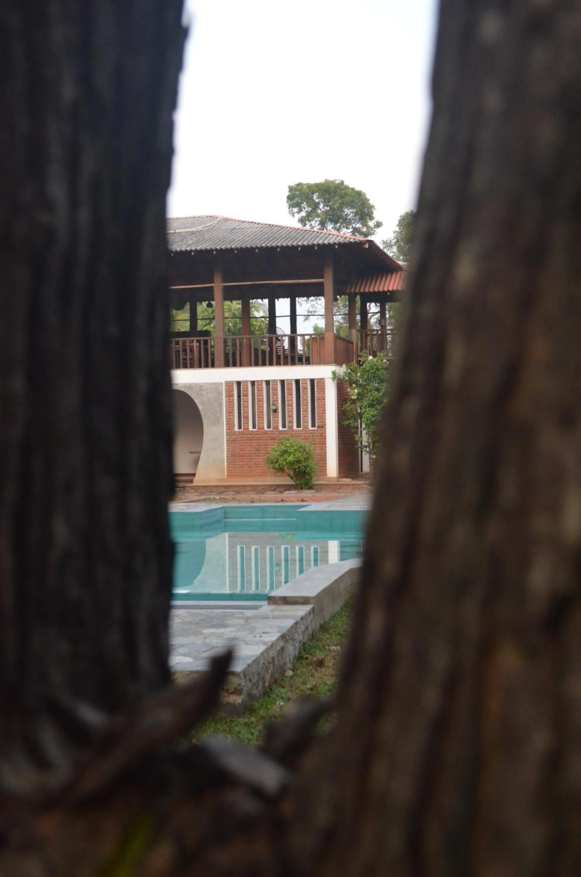 Pool view in Vallee 69 Eco Villa-Tissa,Yala