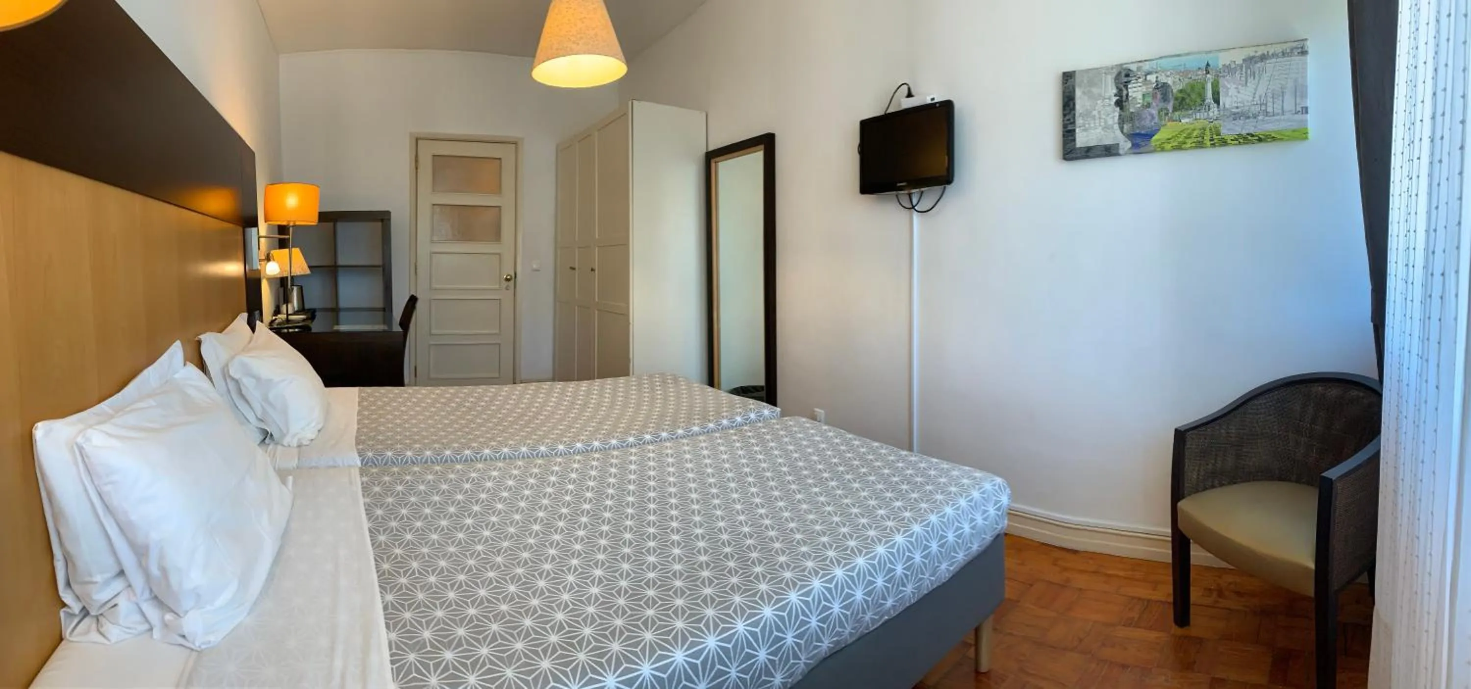 Decorative detail, Bed in Discovery Apartment Benfica