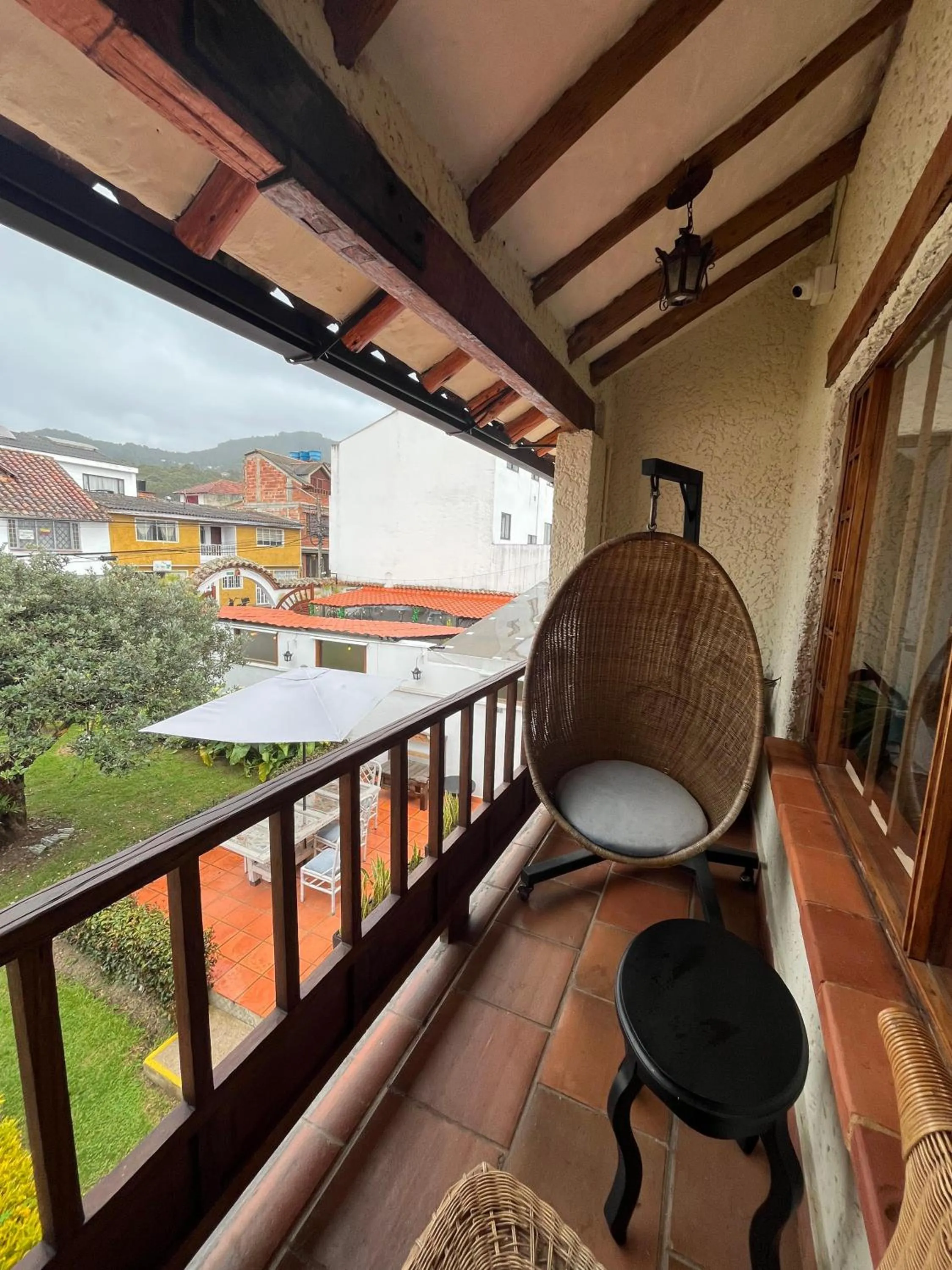 Balcony/Terrace in Blau Hotel&Café