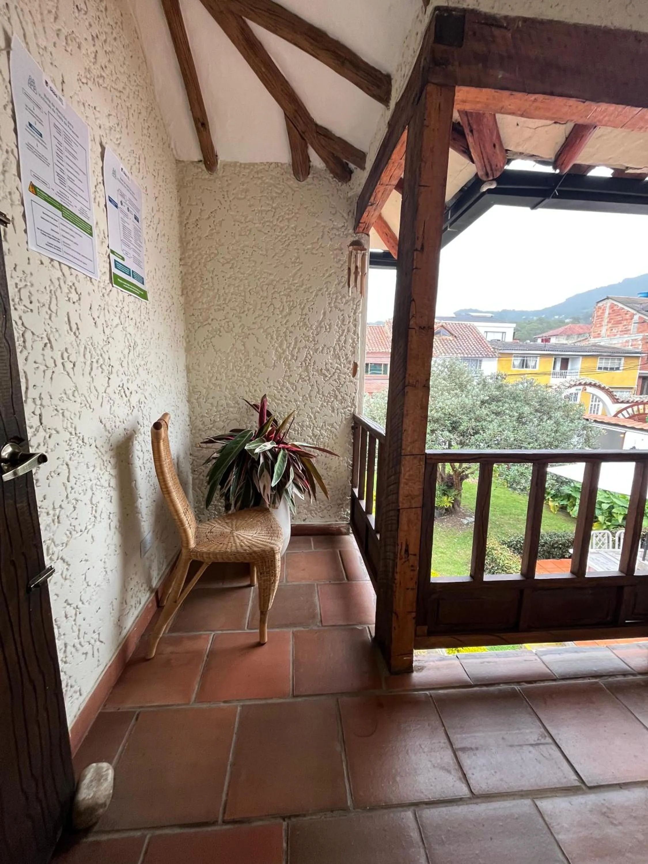 Balcony/Terrace in Blau Hotel&Café