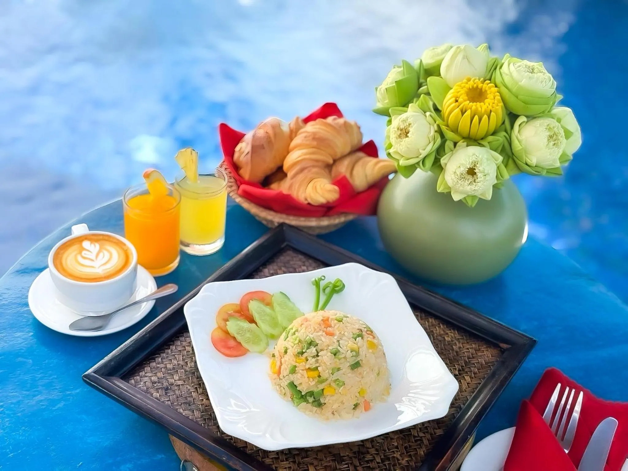 Continental breakfast in VPlus Hotel