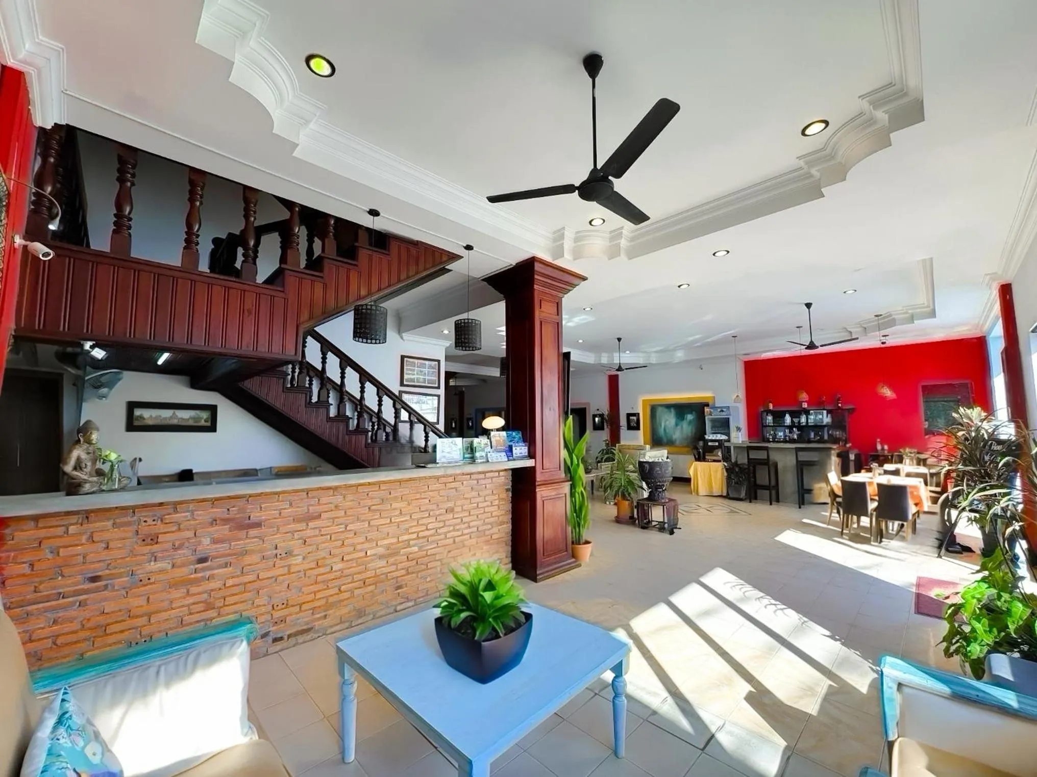 Living room in VPlus Hotel