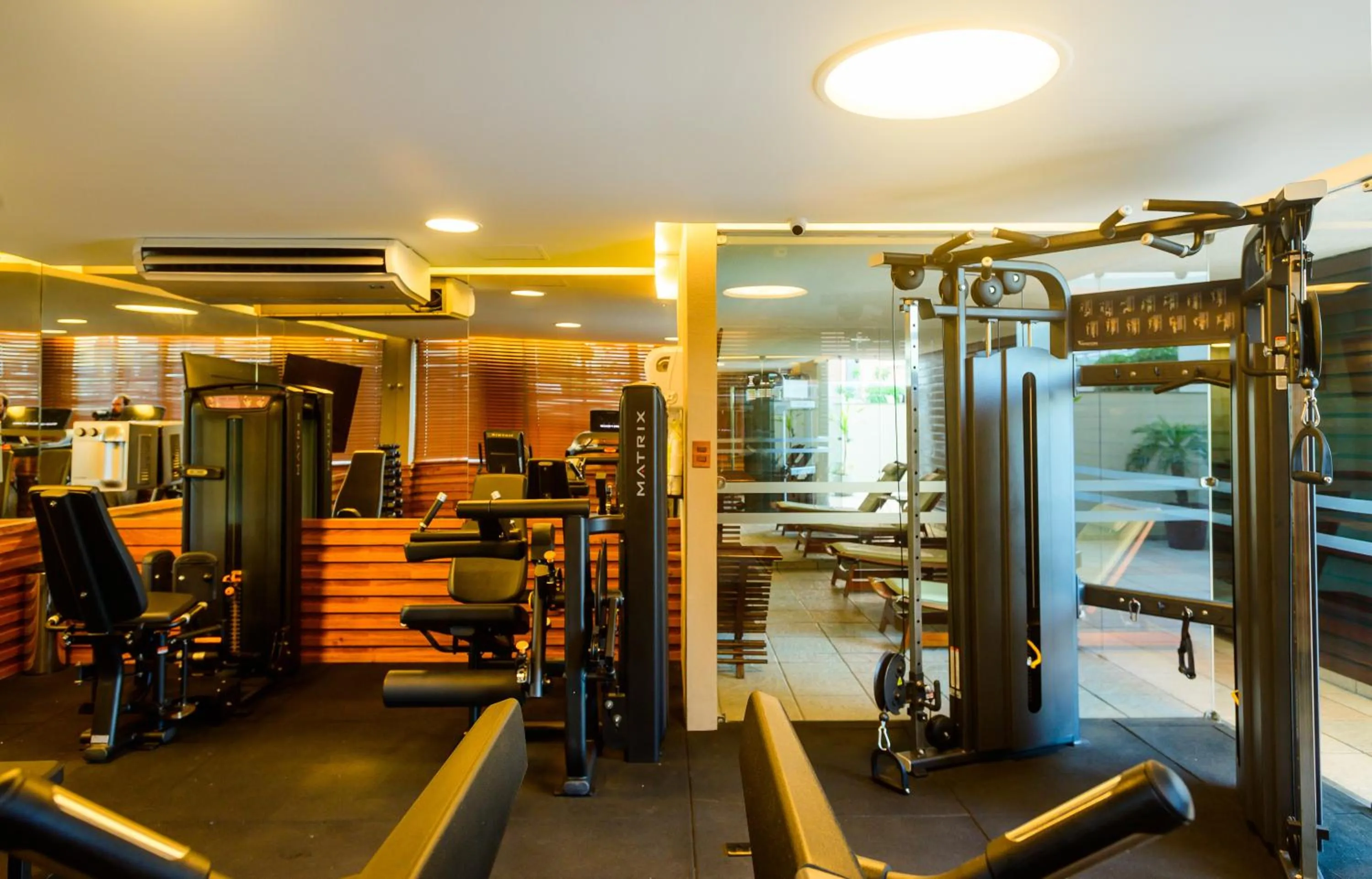 Fitness centre/facilities in Hotel Luzeiros Fortaleza
