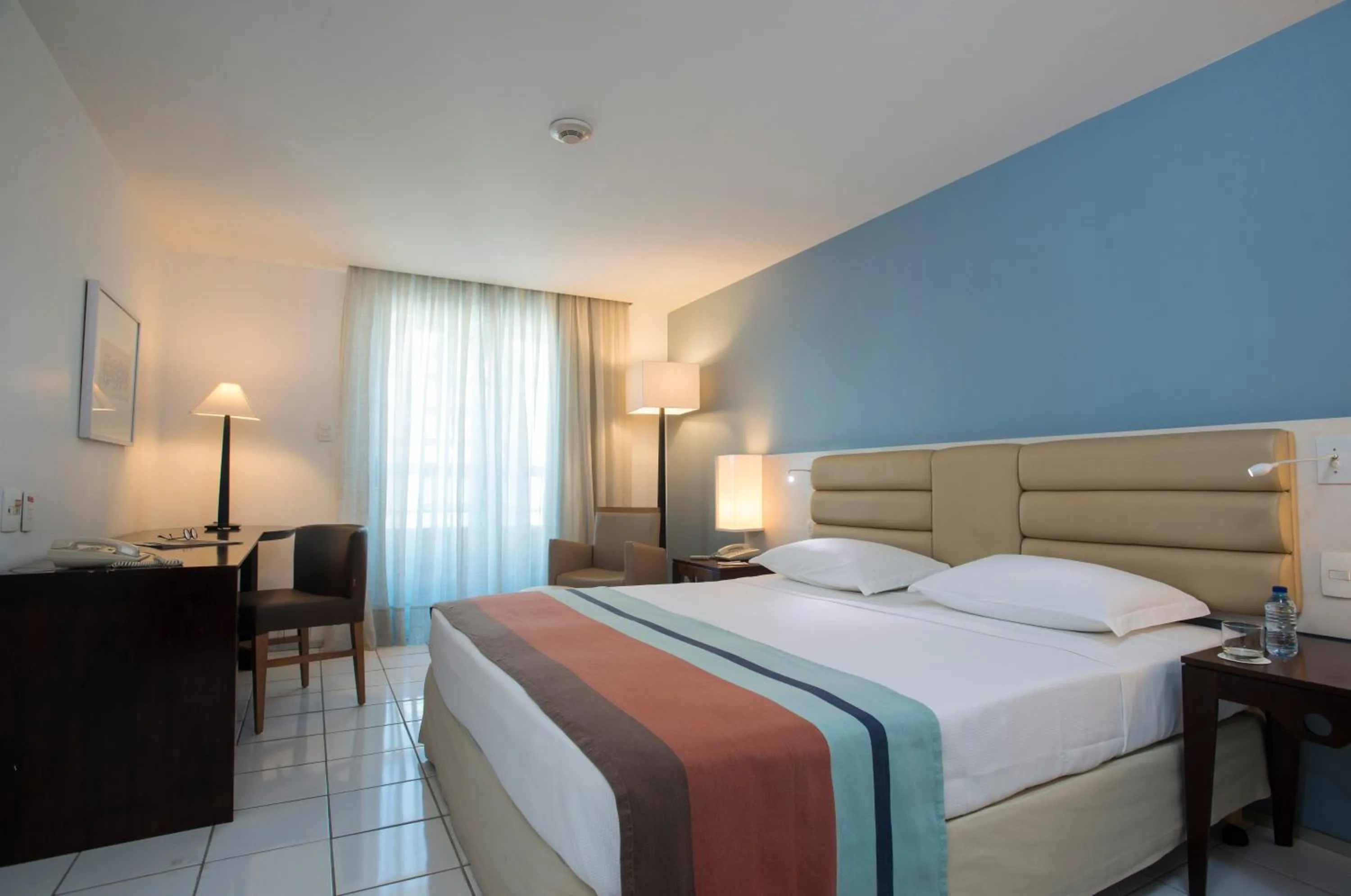 Bed in Hotel Luzeiros Fortaleza