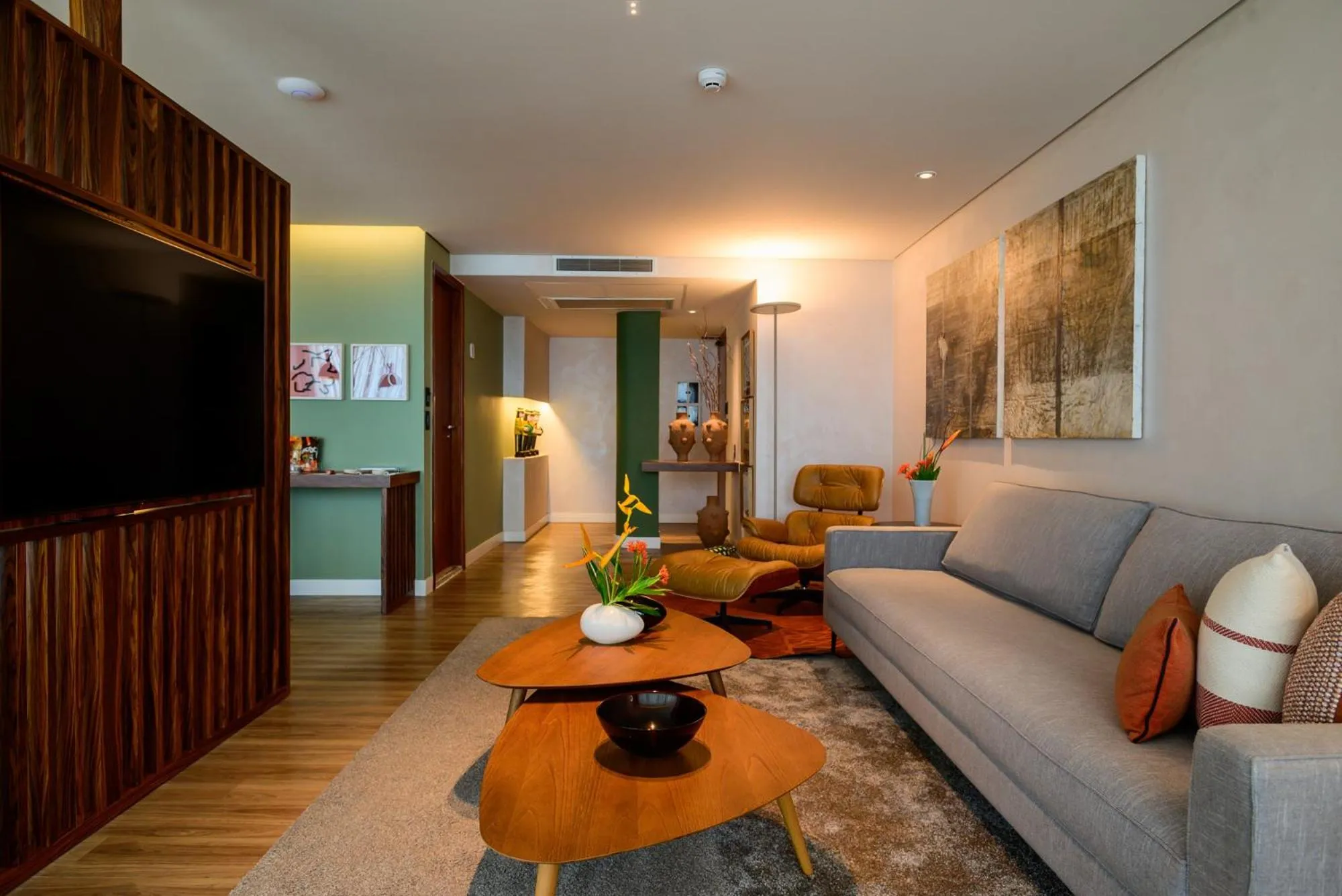 Seating area in Hotel Luzeiros Fortaleza