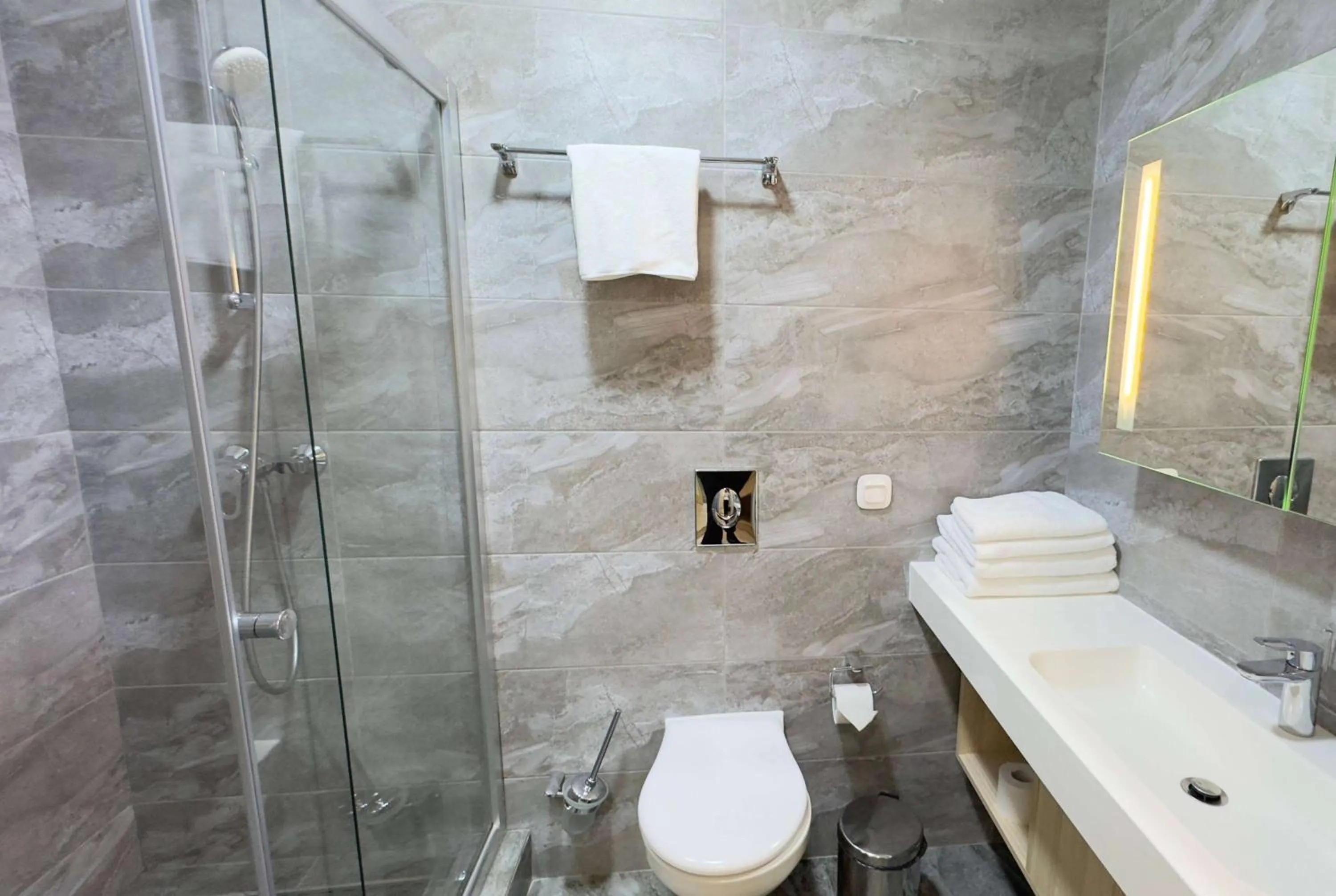 Bathroom in TOR'RE Astana, Trademark Collection by Wyndham
