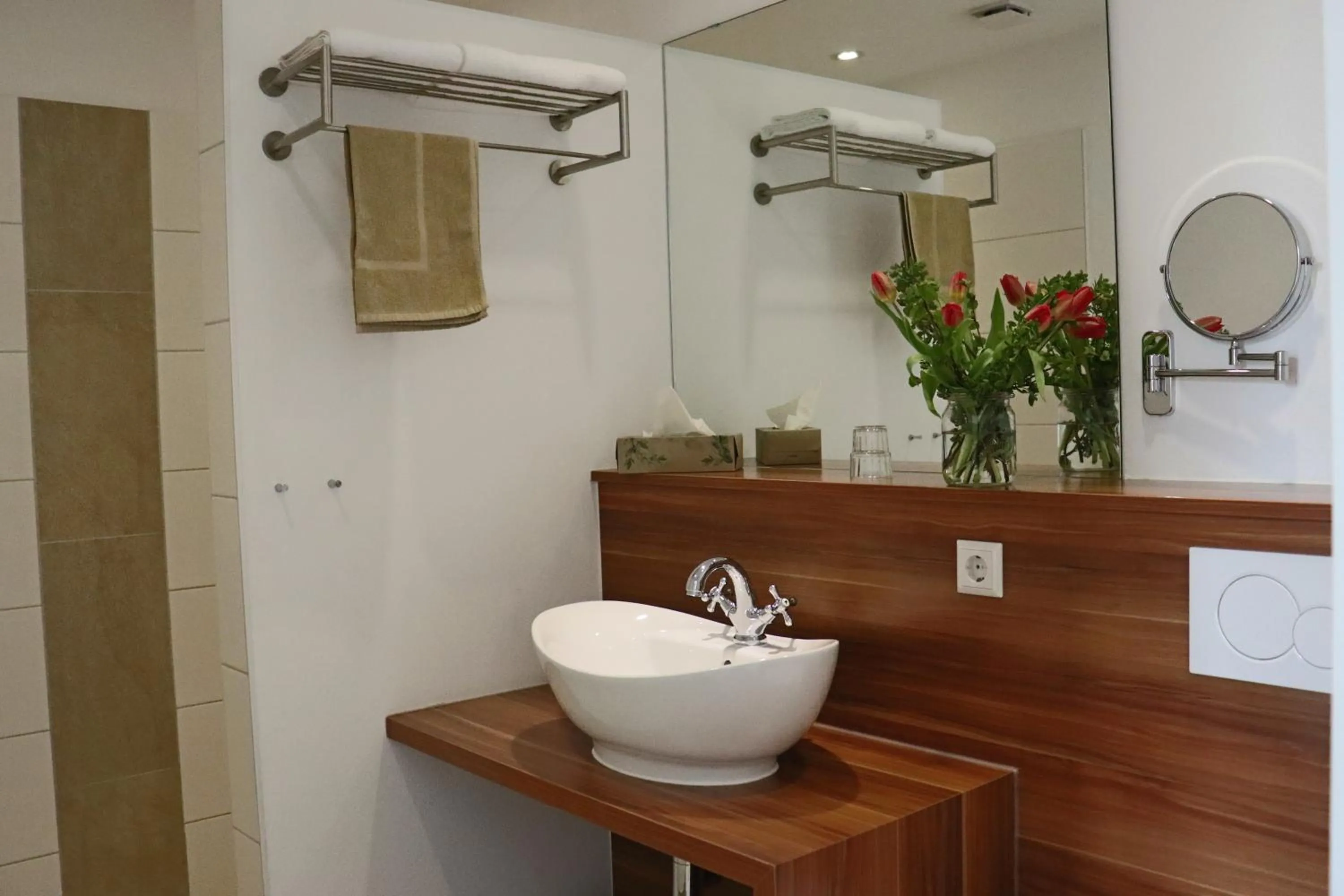 Toilet in Gästehaus "Unsere Stadtvilla" Hechingen