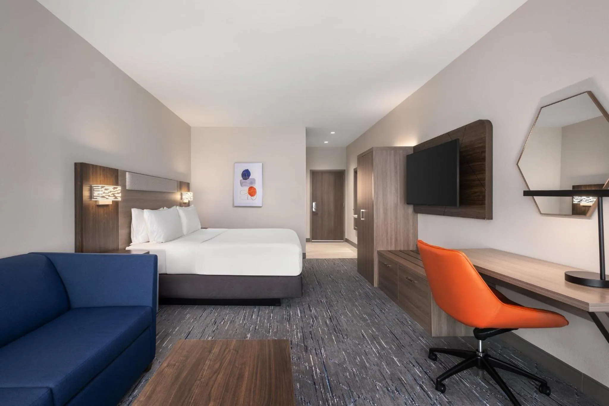 Photo of the whole room, Bed in Holiday Inn Express & Suites Buford - Mall of Georgia by IHG