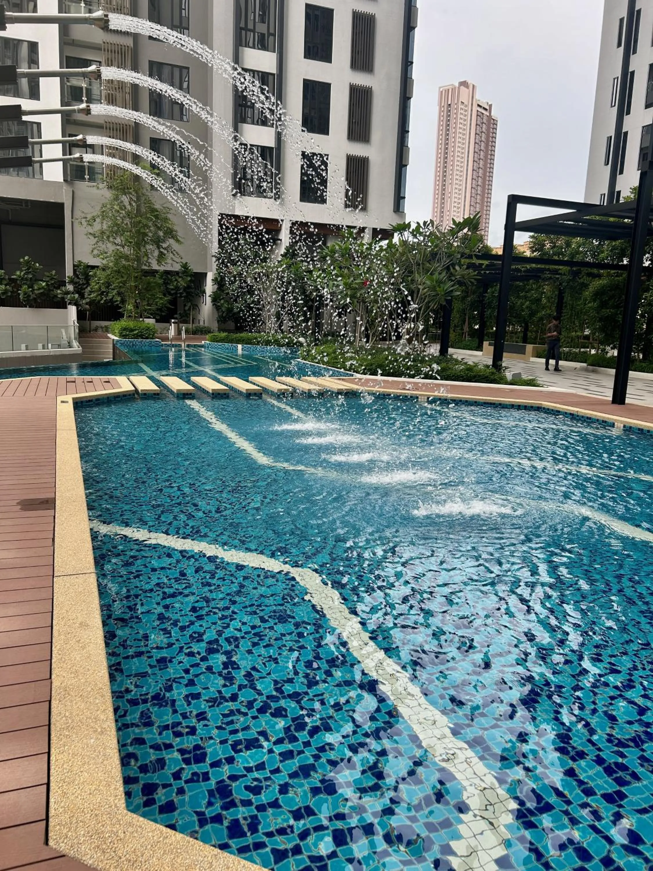 Pool view in KL Central 33rd Floor KLCC view