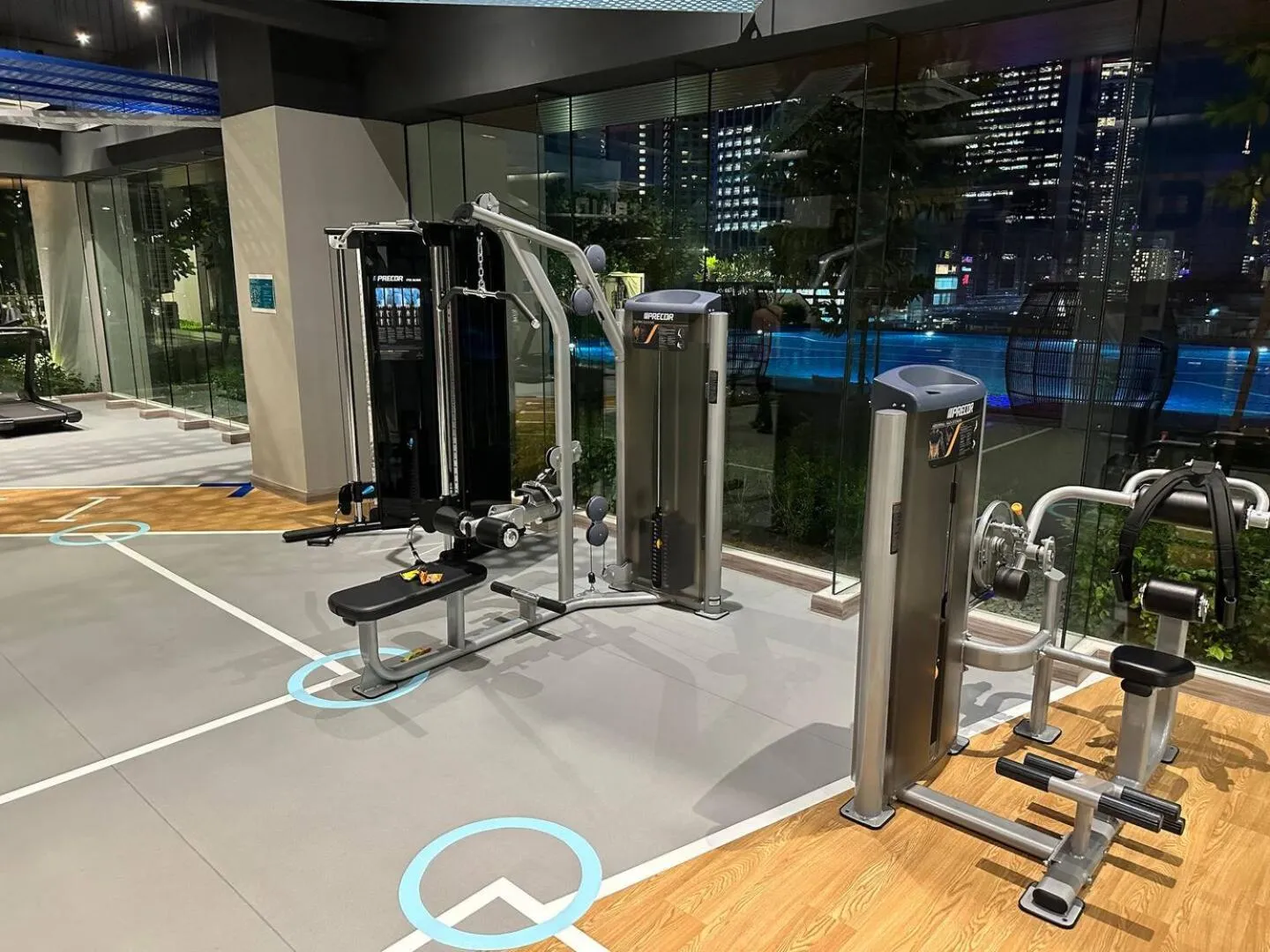 Fitness centre/facilities in KL Central 33rd Floor KLCC view