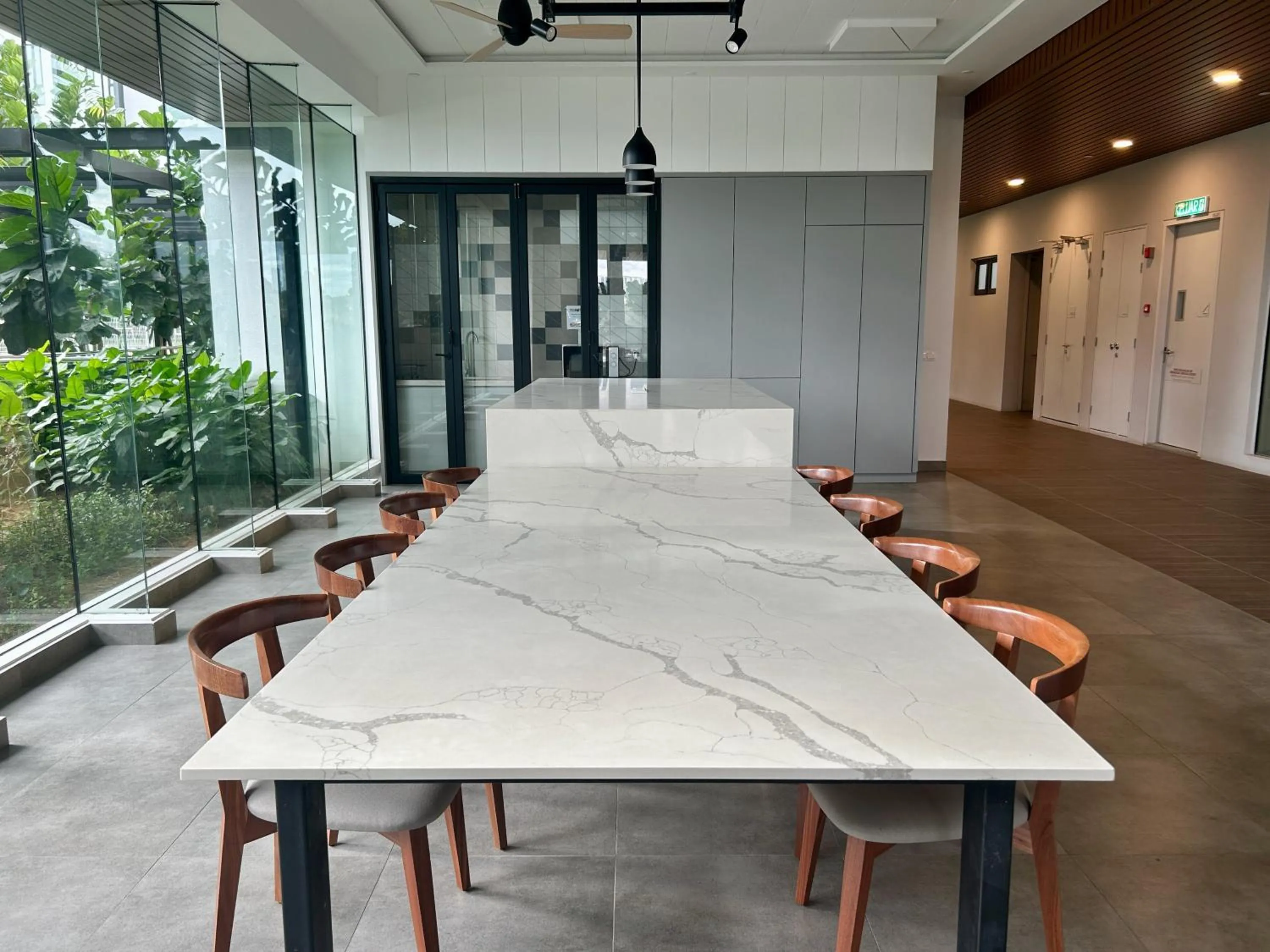 Seating area in KL Central 33rd Floor KLCC view