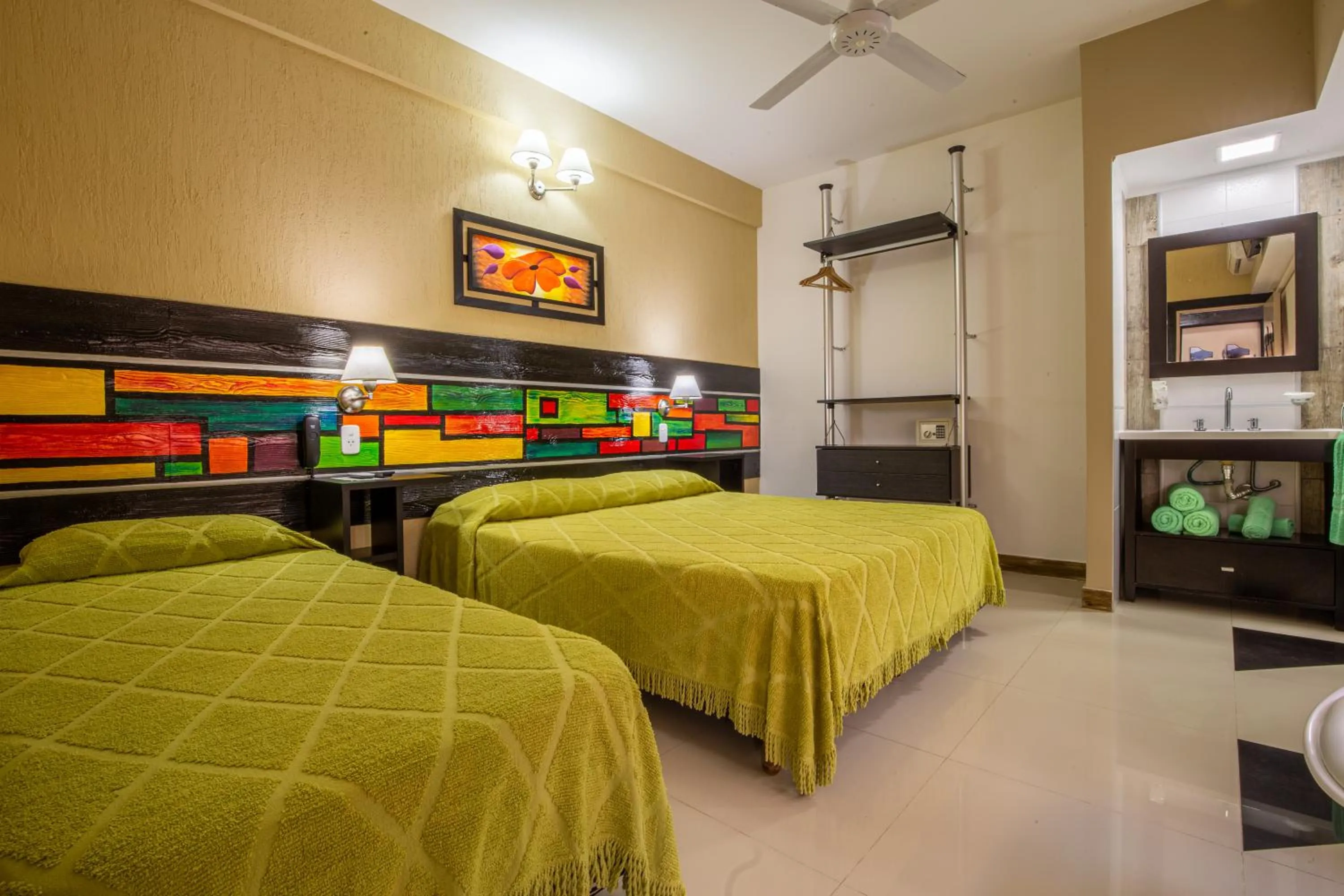 Bed in Hotel Calimera