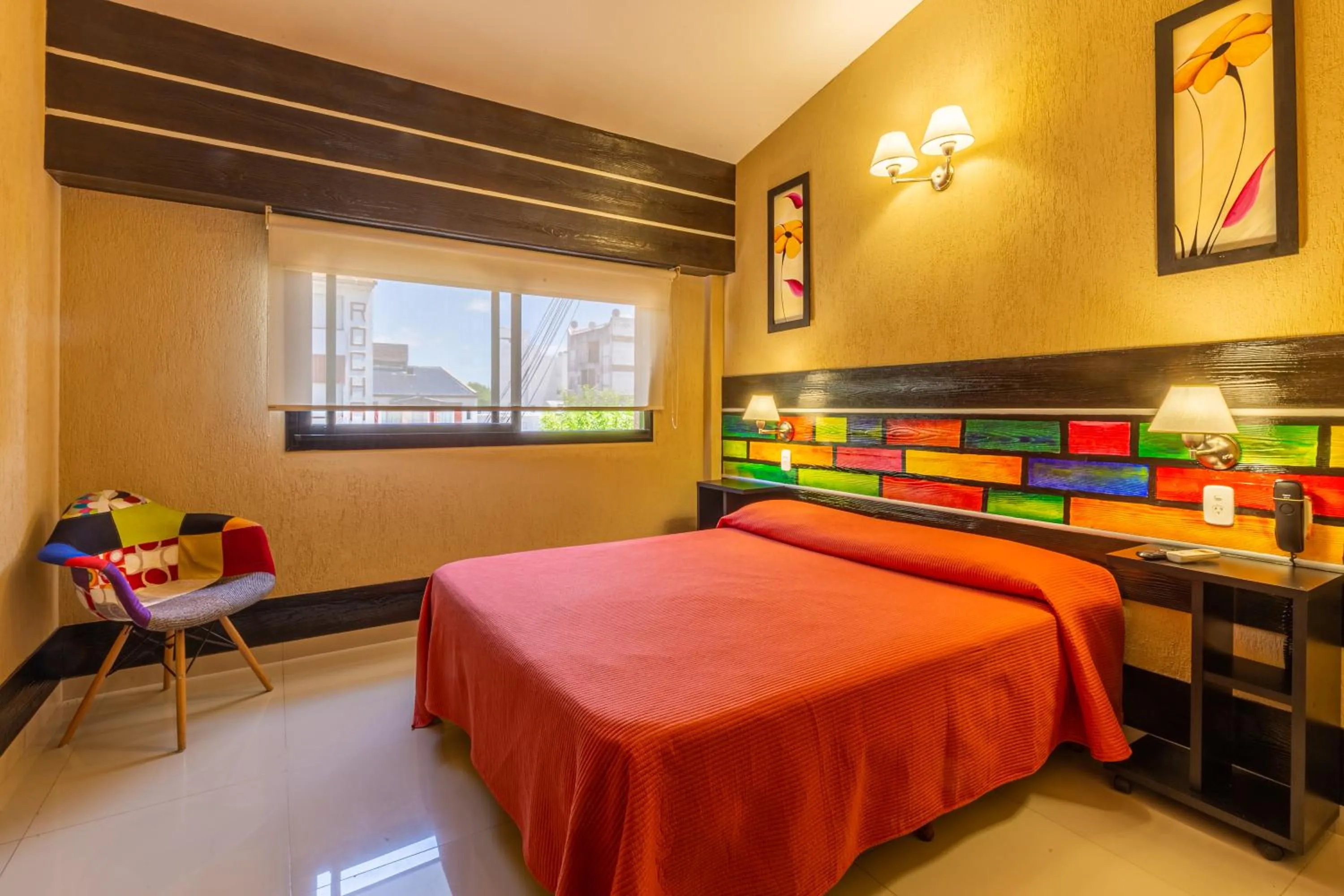 Bed in Hotel Calimera