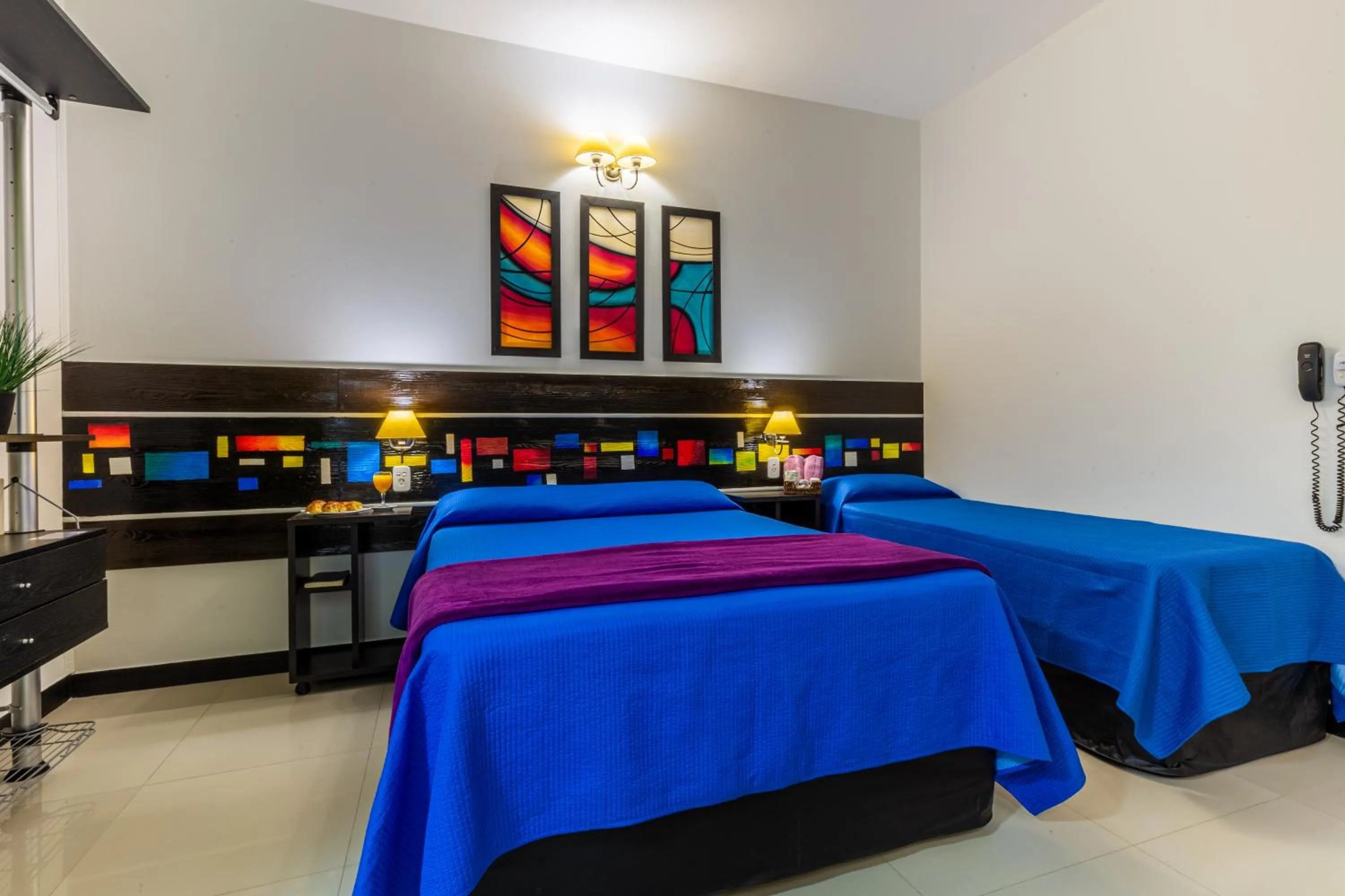 Bed in Hotel Calimera