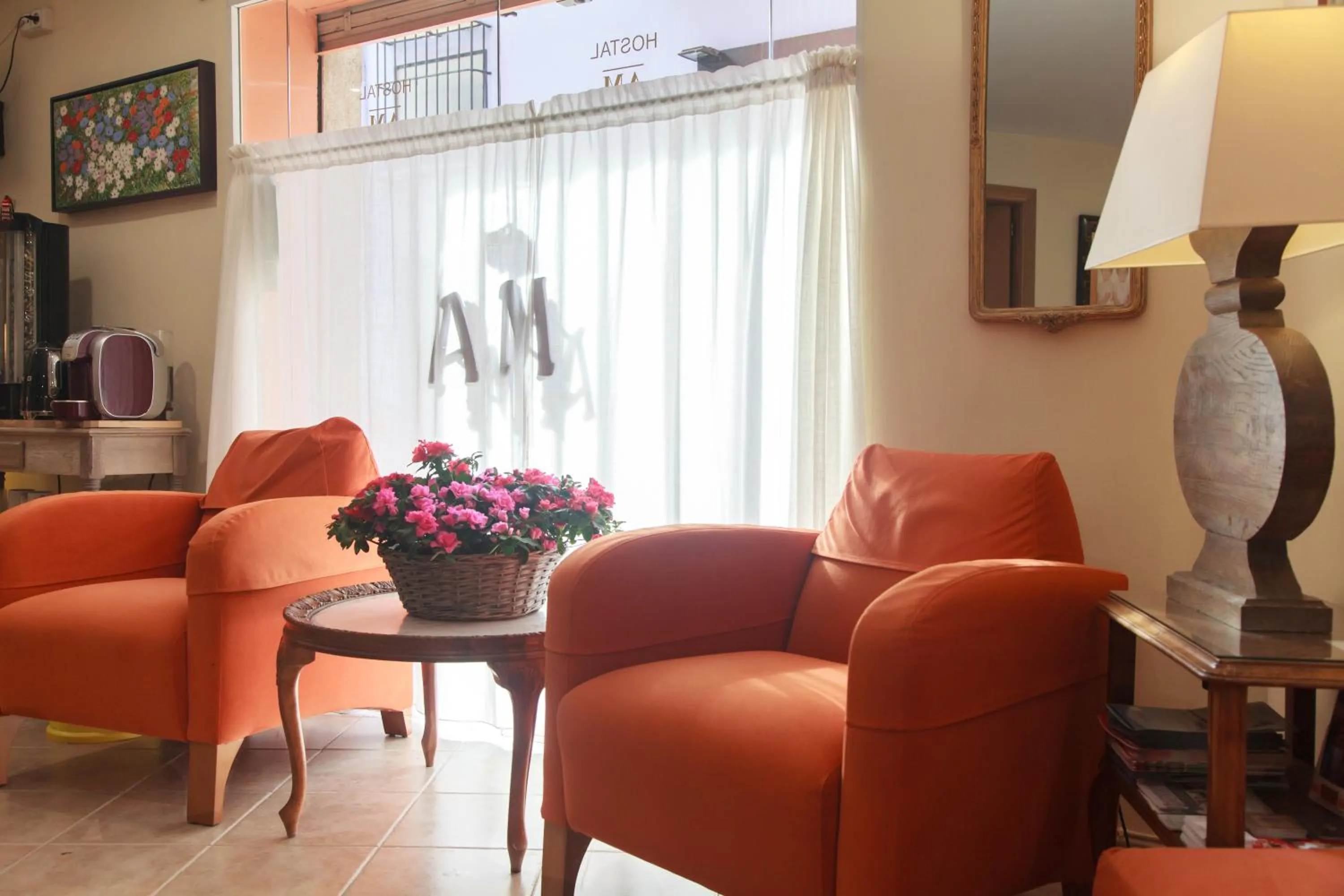 Living room in Hostal Antigua Morellana