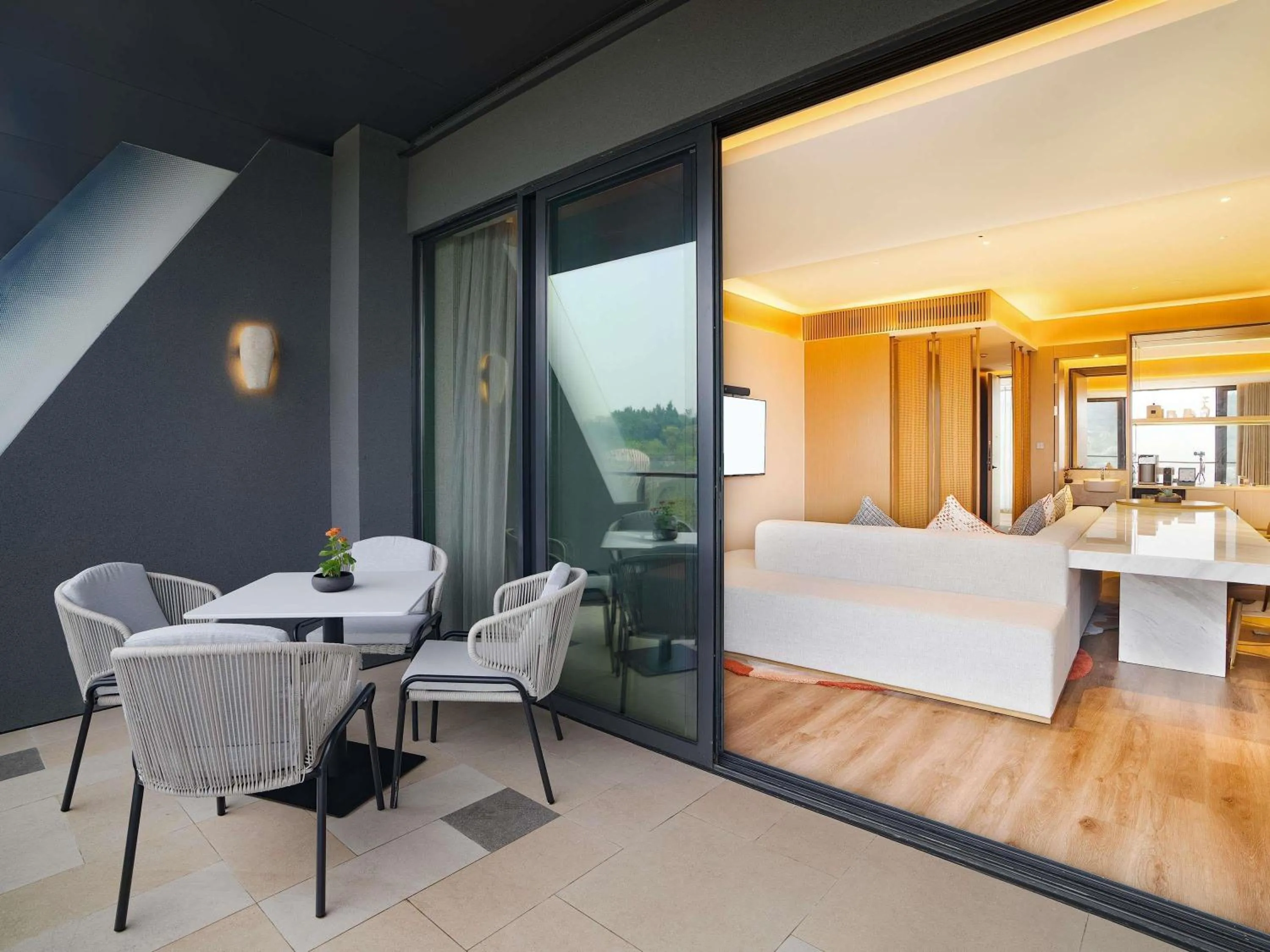 Bedroom in Chengdu Expo Waterfall Hotel - MGallery Collection