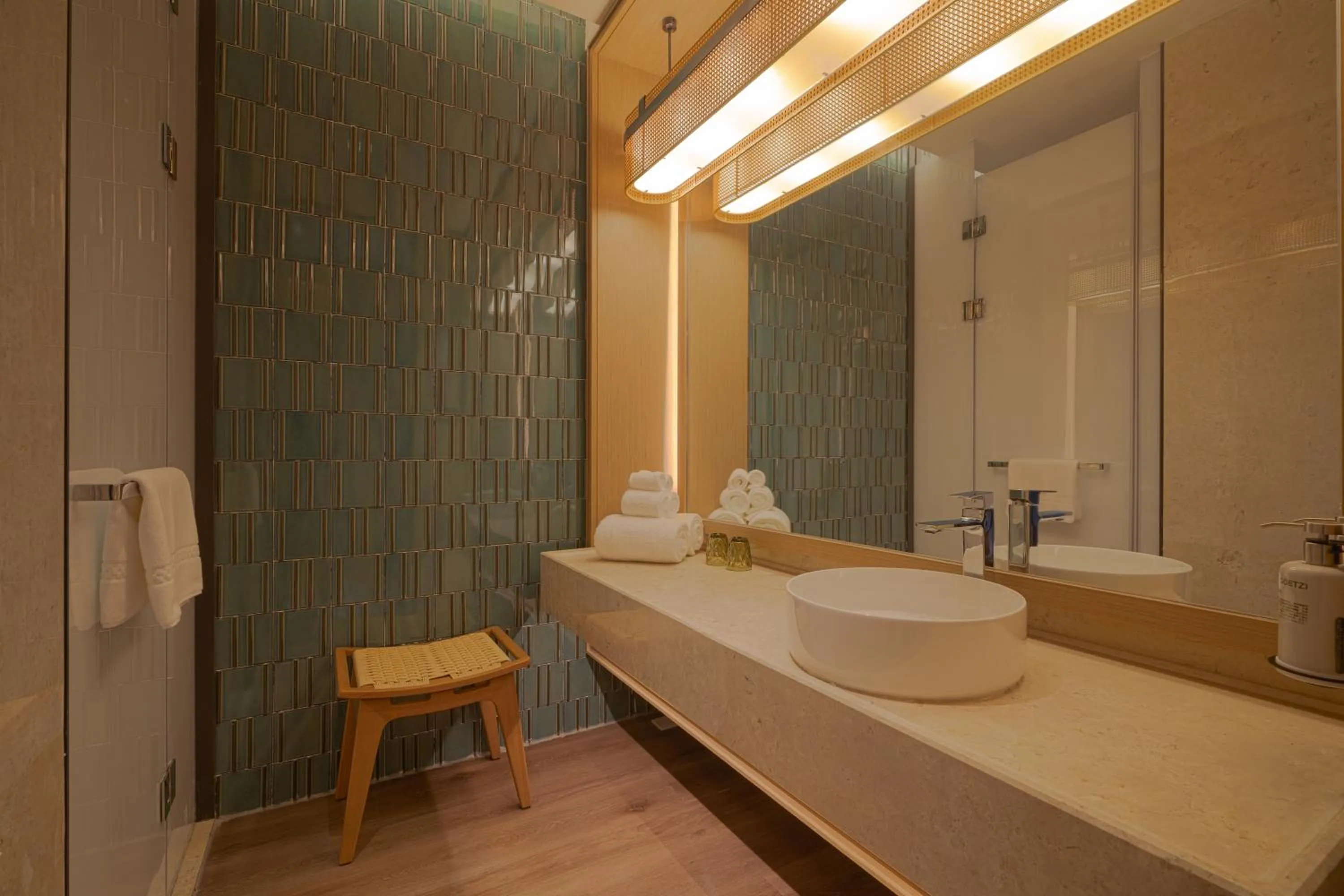 Bathroom in Chengdu Expo Waterfall Hotel - MGallery Collection