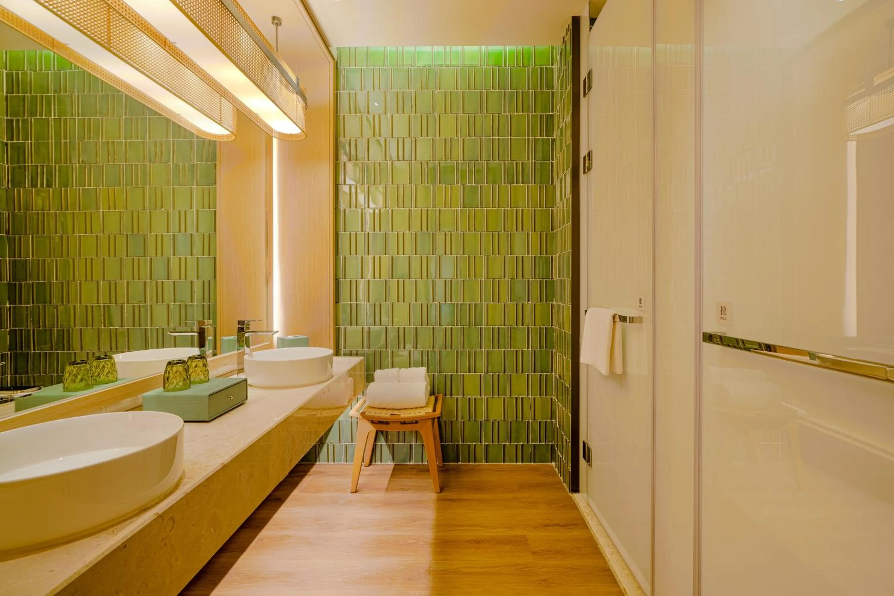 Bathroom in Chengdu Expo Waterfall Hotel - MGallery Collection