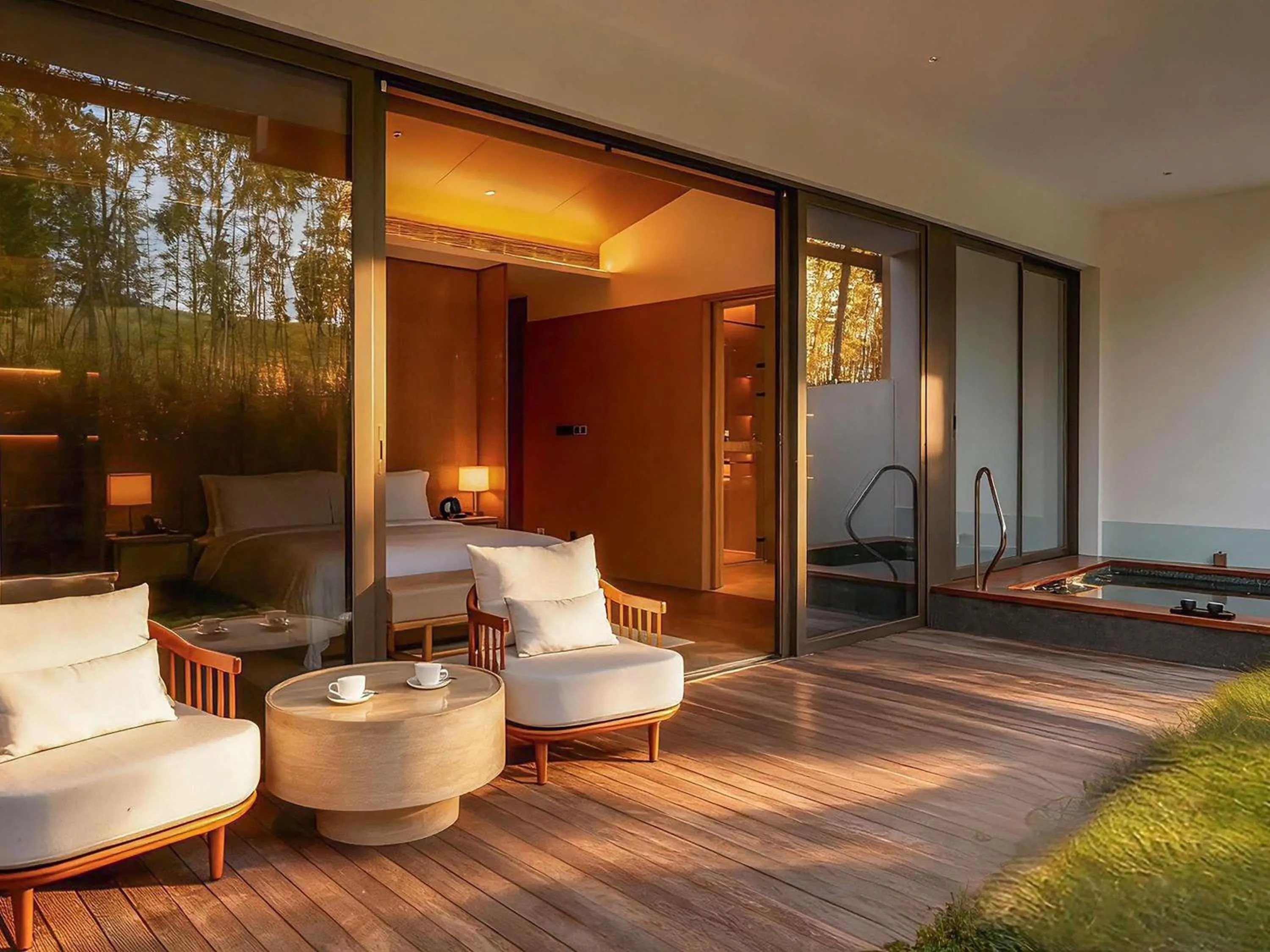 Bedroom in Chengdu Expo Waterfall Hotel - MGallery Collection