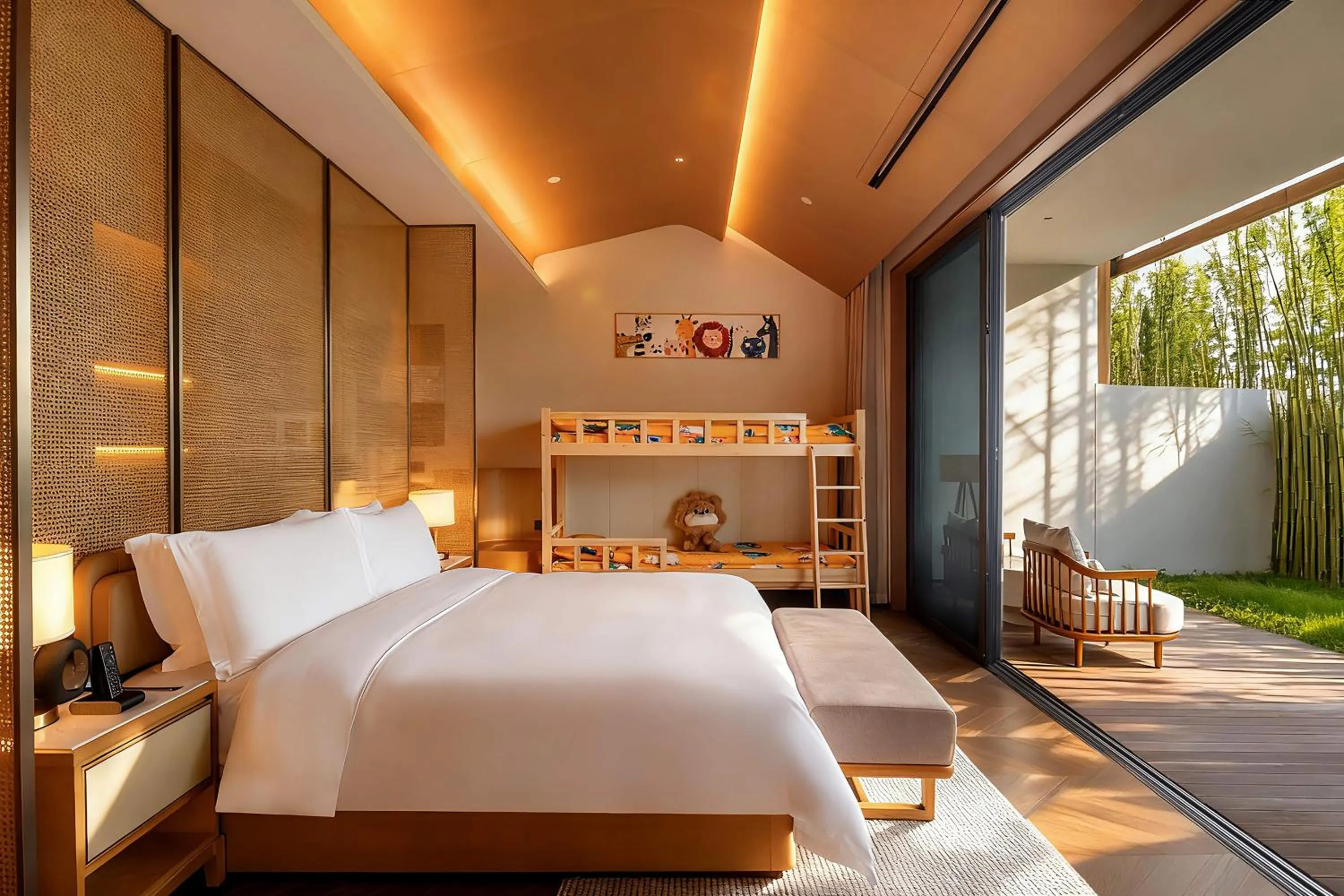 Photo of the whole room, Bed in Chengdu Expo Waterfall Hotel - MGallery Collection