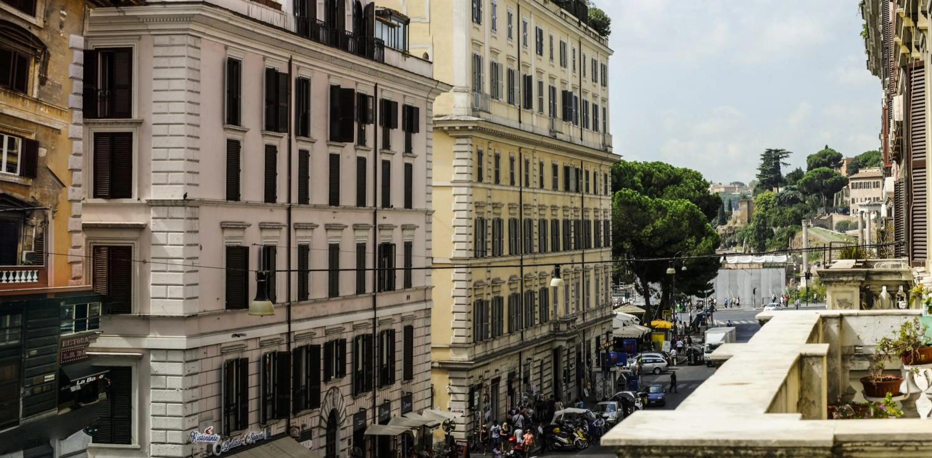 Street view in The Roman Empire Guesthouse