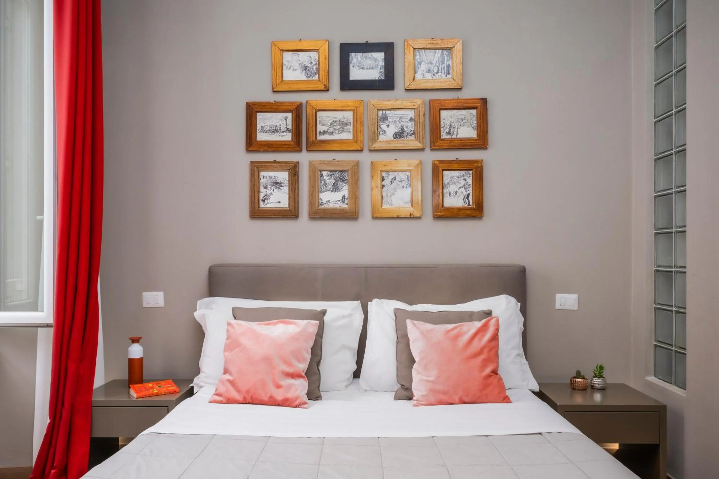 Bed in The Roman Empire Guesthouse