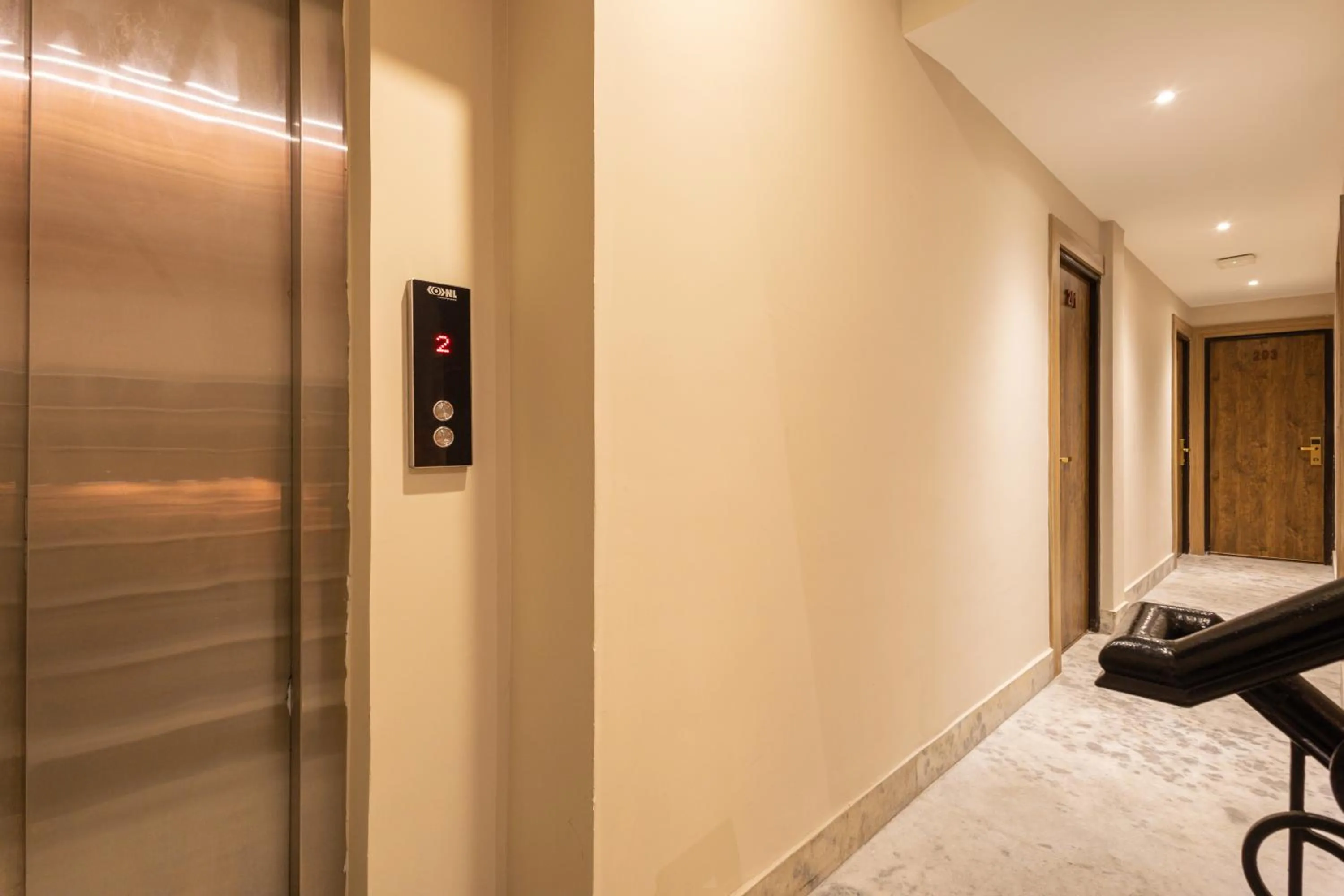 elevator in Divya Boutique Inn