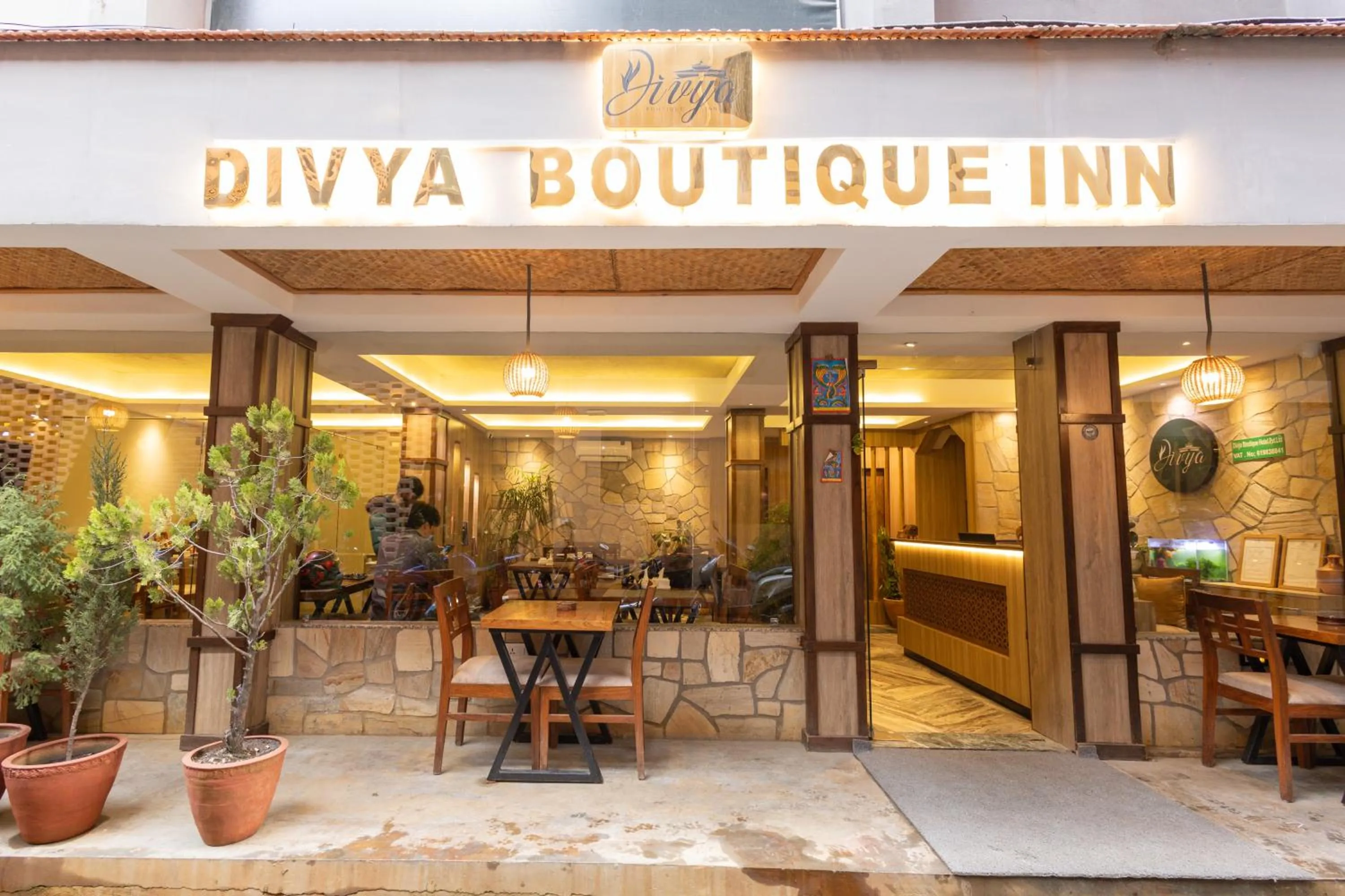 Property building in Divya Boutique Inn