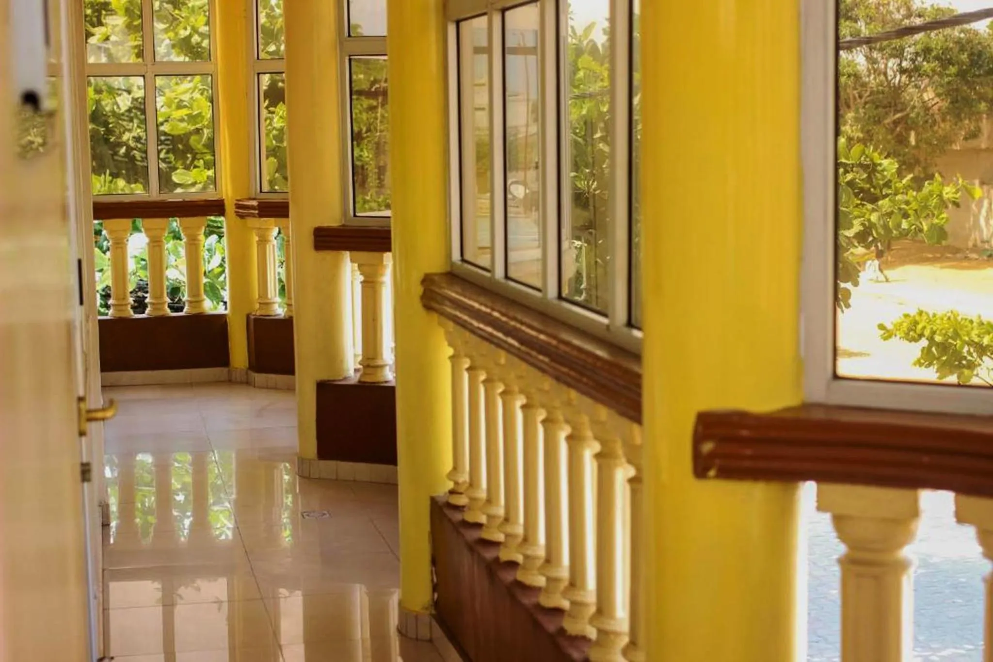 Balcony/Terrace in Diaspora Benin Hotel C-E