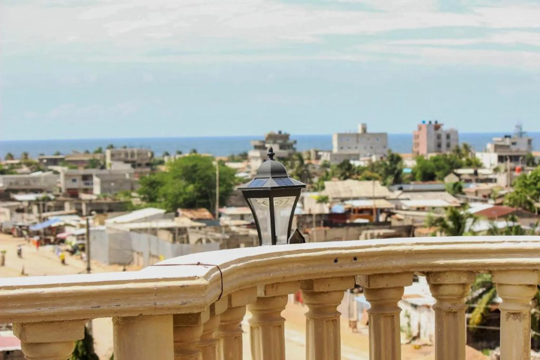 Balcony/Terrace in Diaspora Benin Hotel C-E