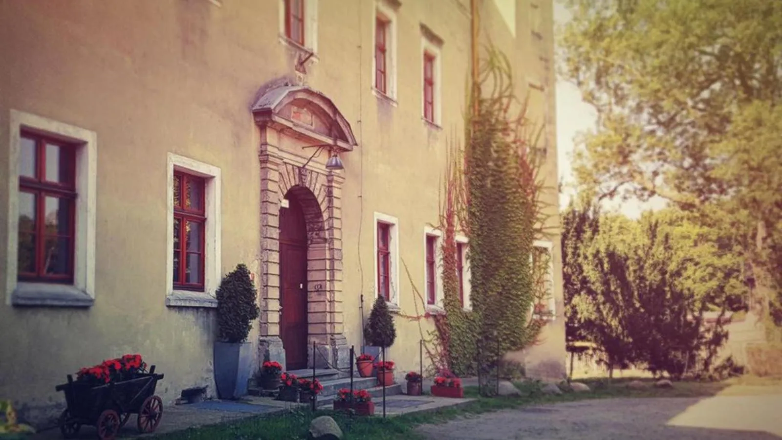Facade/entrance in Zamek Dobroszyce