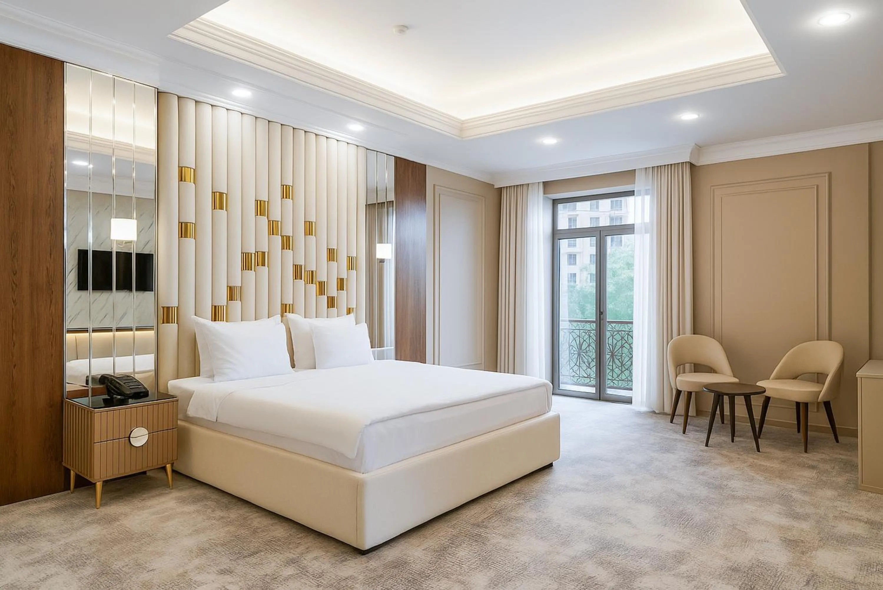 Bed in Siab Hotel Premium