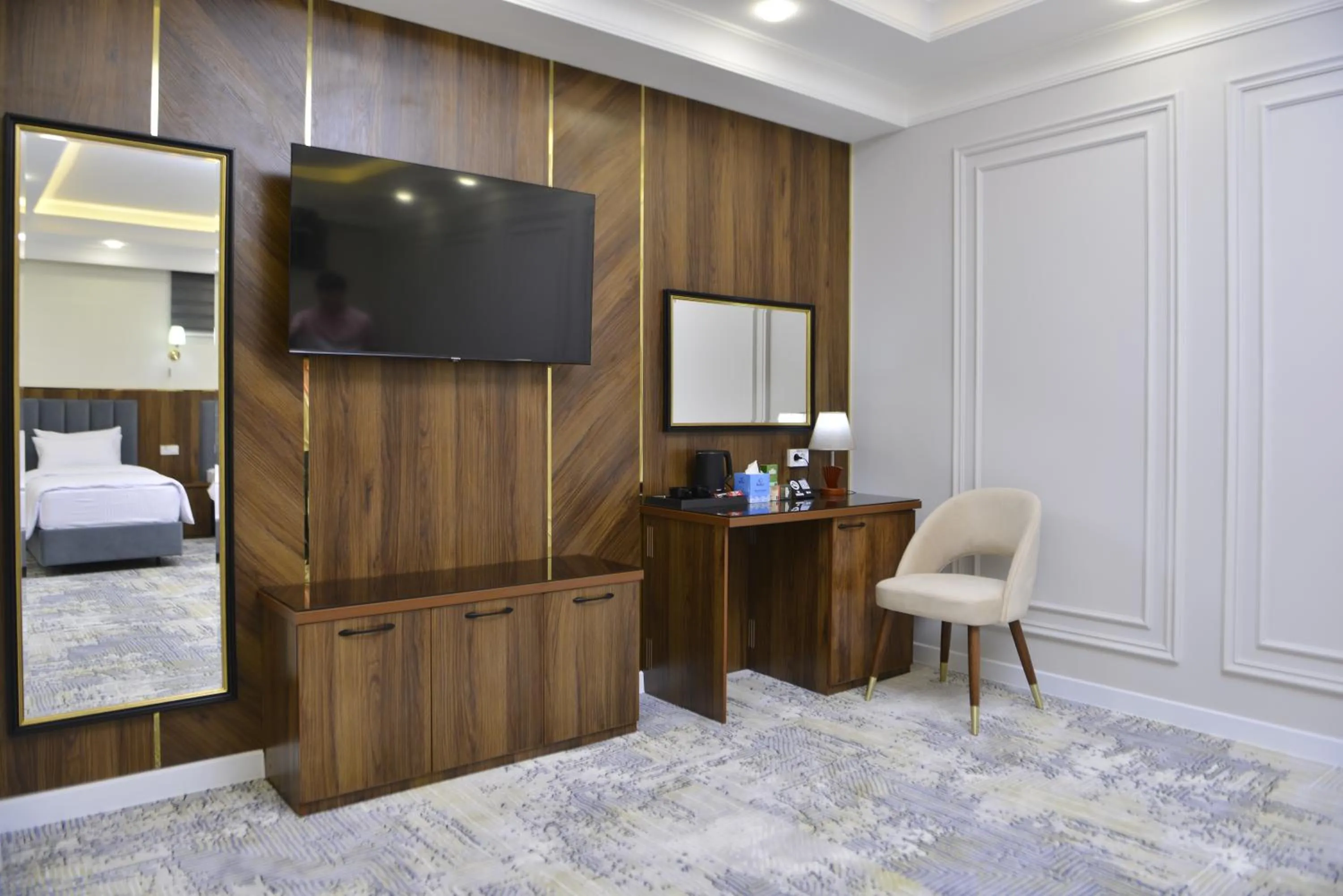 Bed in Siab Hotel Premium