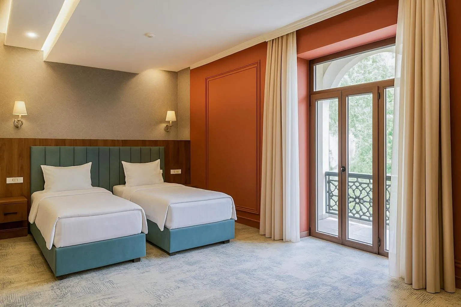 Bed in Siab Hotel Premium