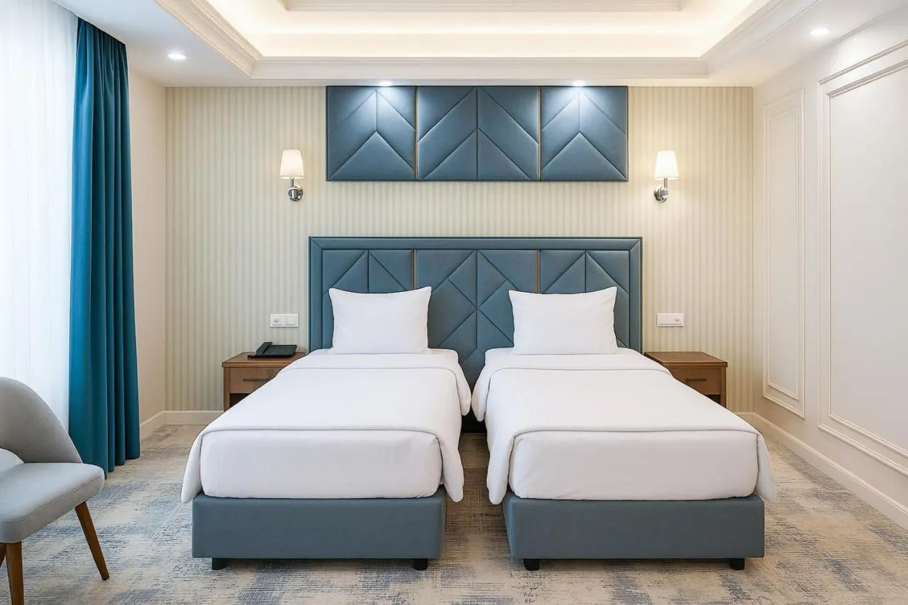 Bed in Siab Hotel Premium