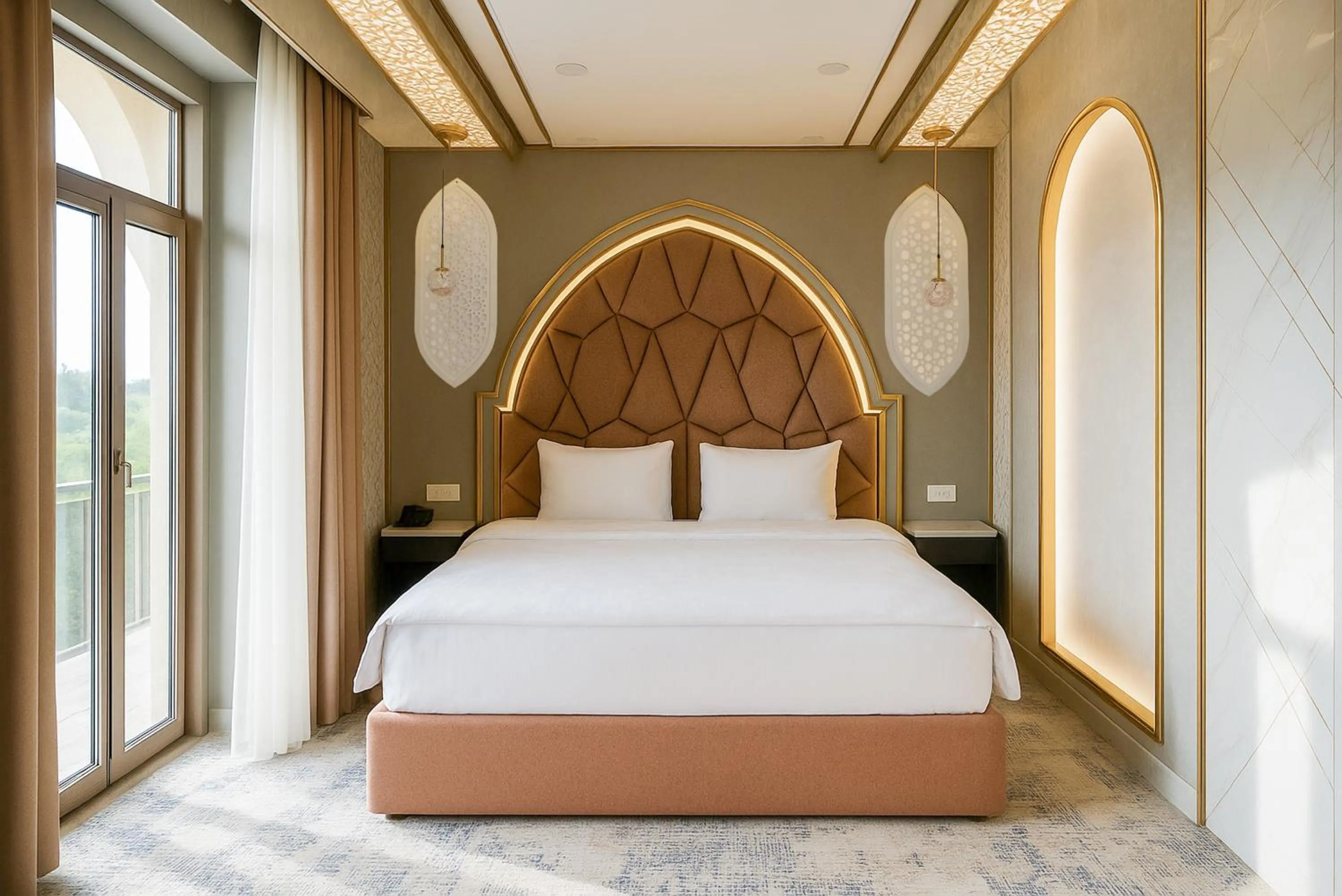 Bed in Siab Hotel Premium