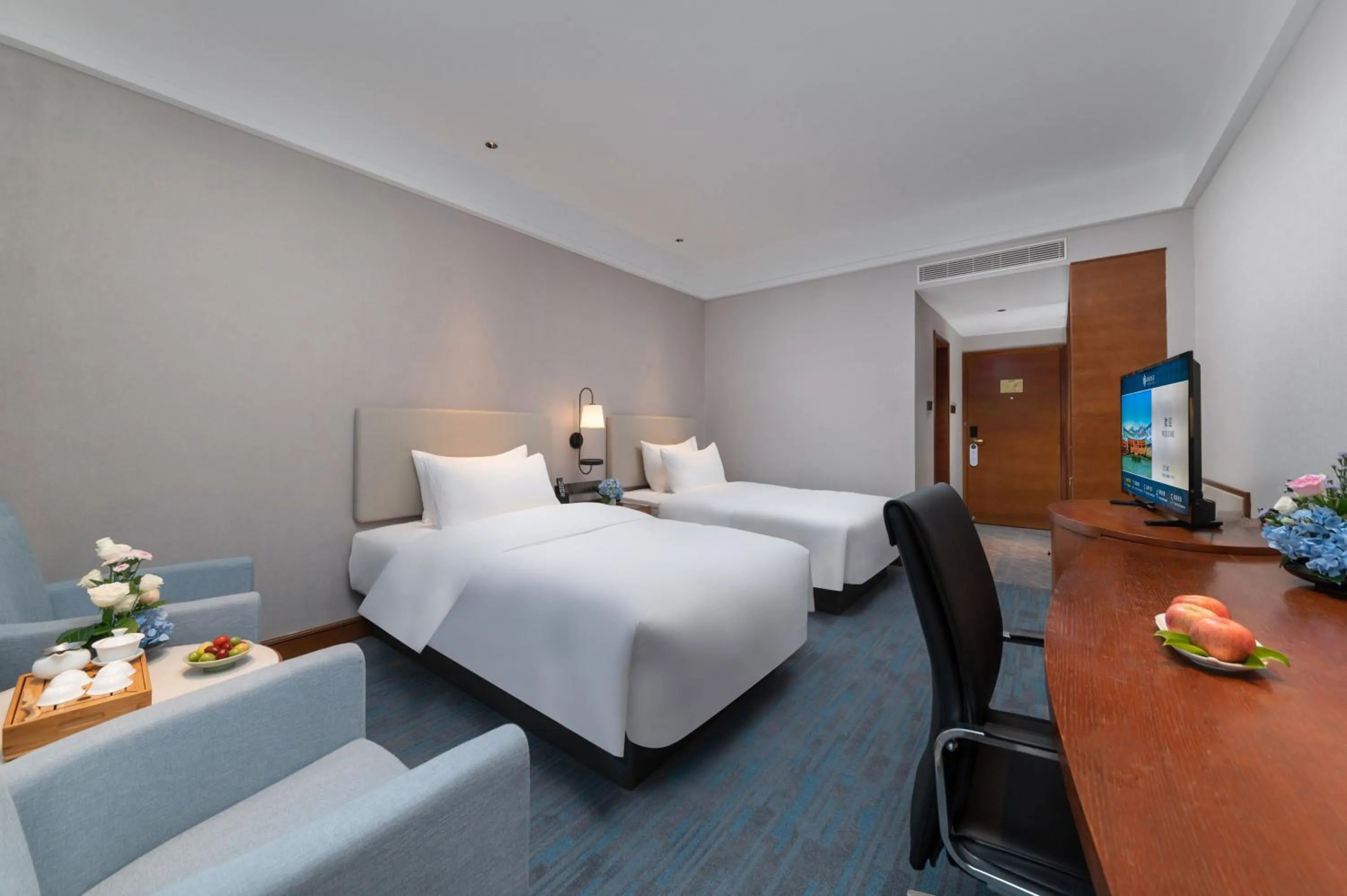 Bedroom, Bed in Xiamen Xiang An Yi Hao Hotel