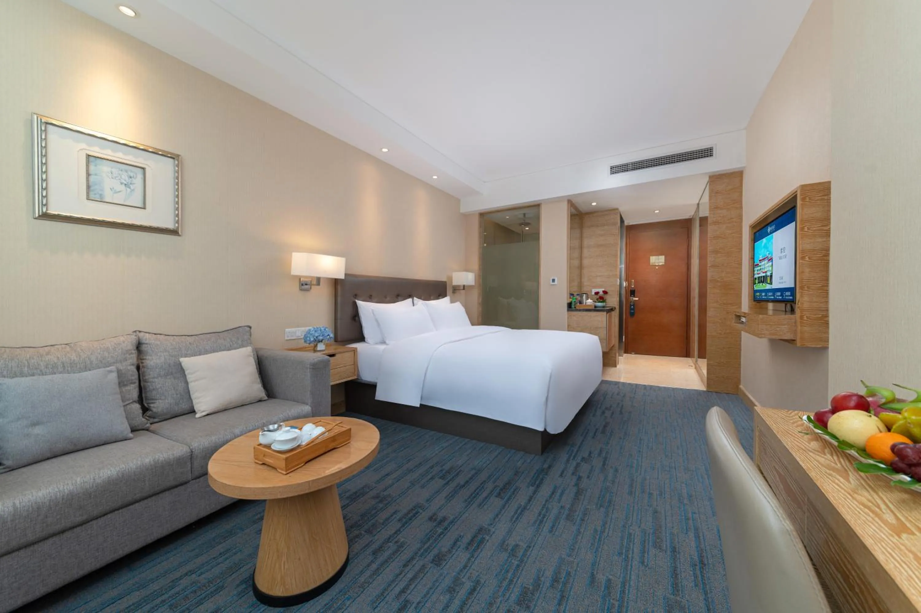 Bed in Xiamen Xiang An Yi Hao Hotel