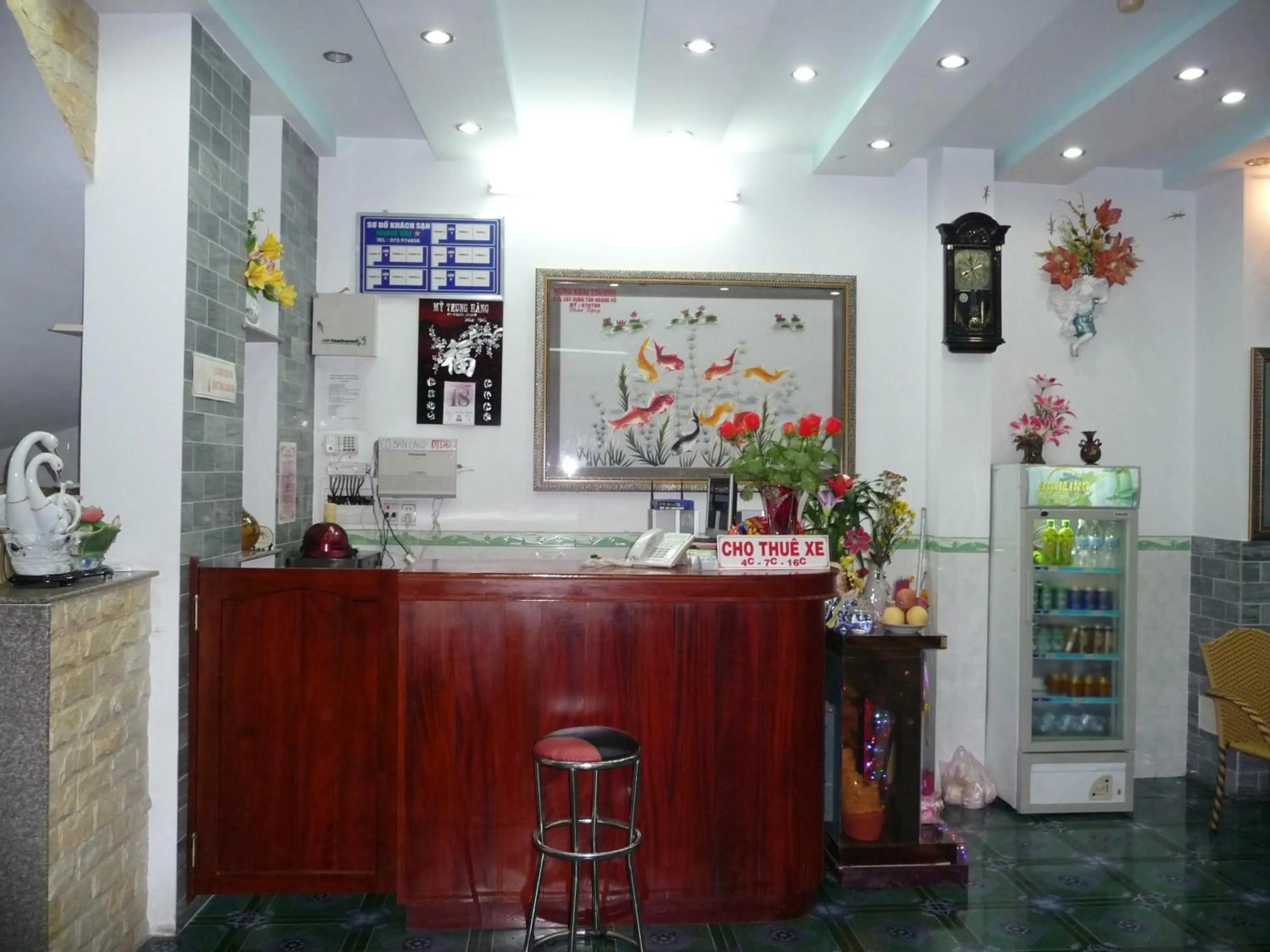 Decorative detail in Minh Tai Hotel