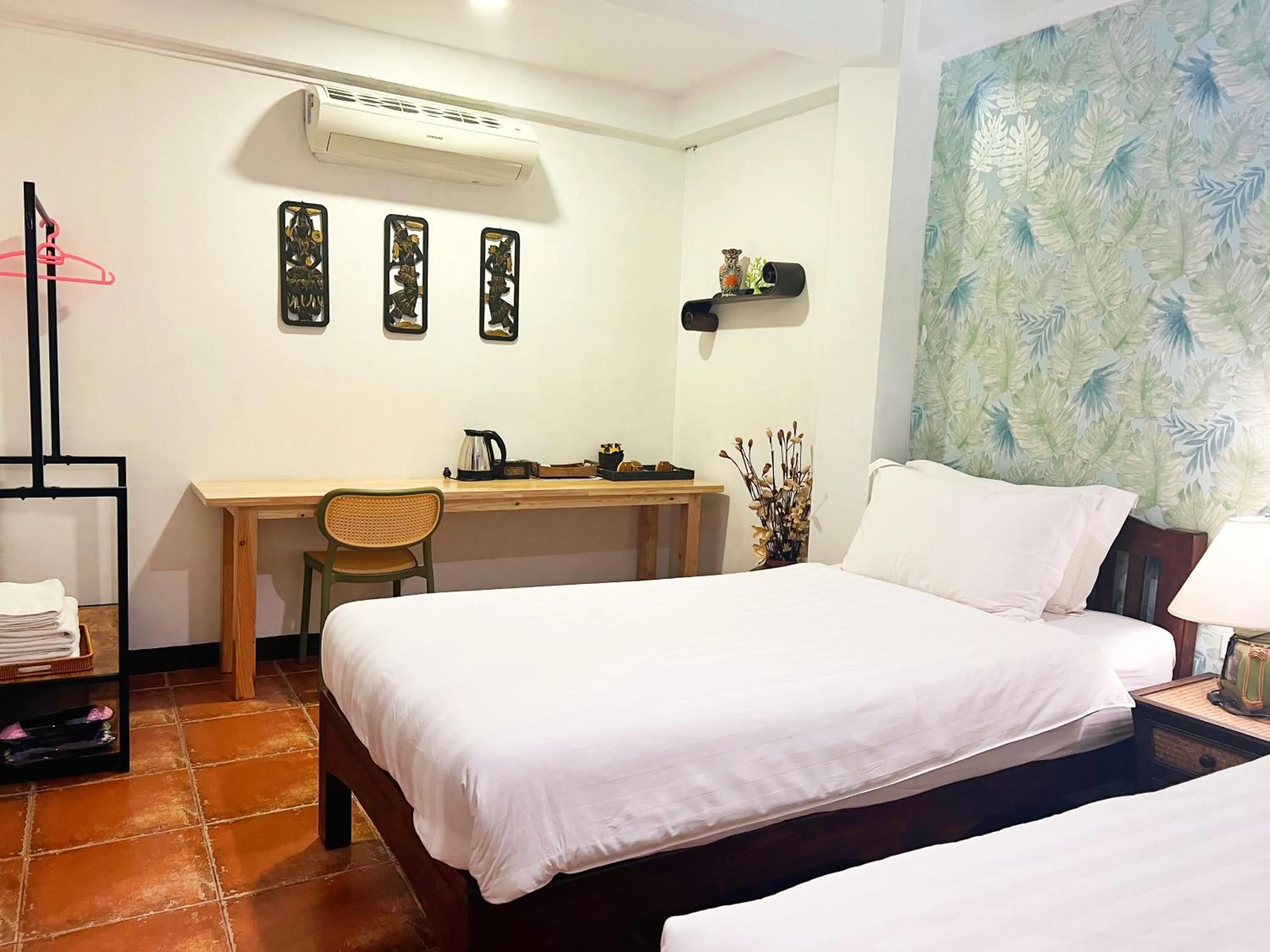 Bed in Somwang Boutique Hotel