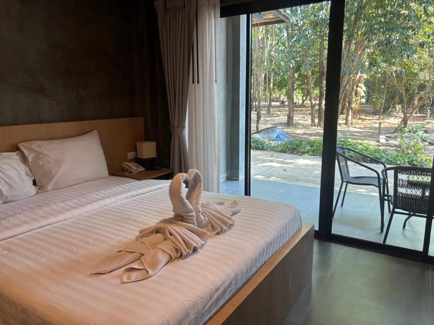 Bed in Blues River Resort