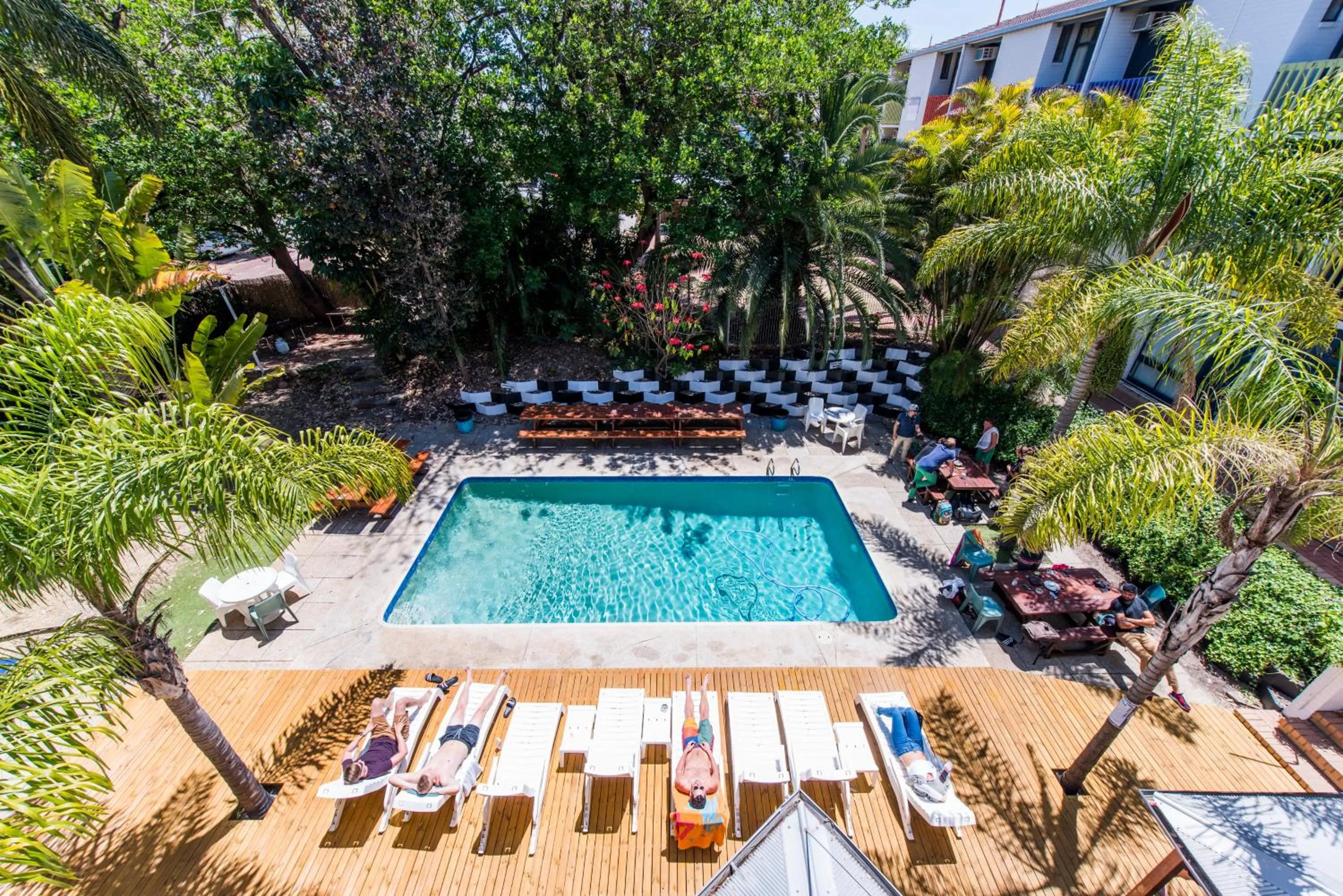 Swimming pool in Billabong Backpackers Resort