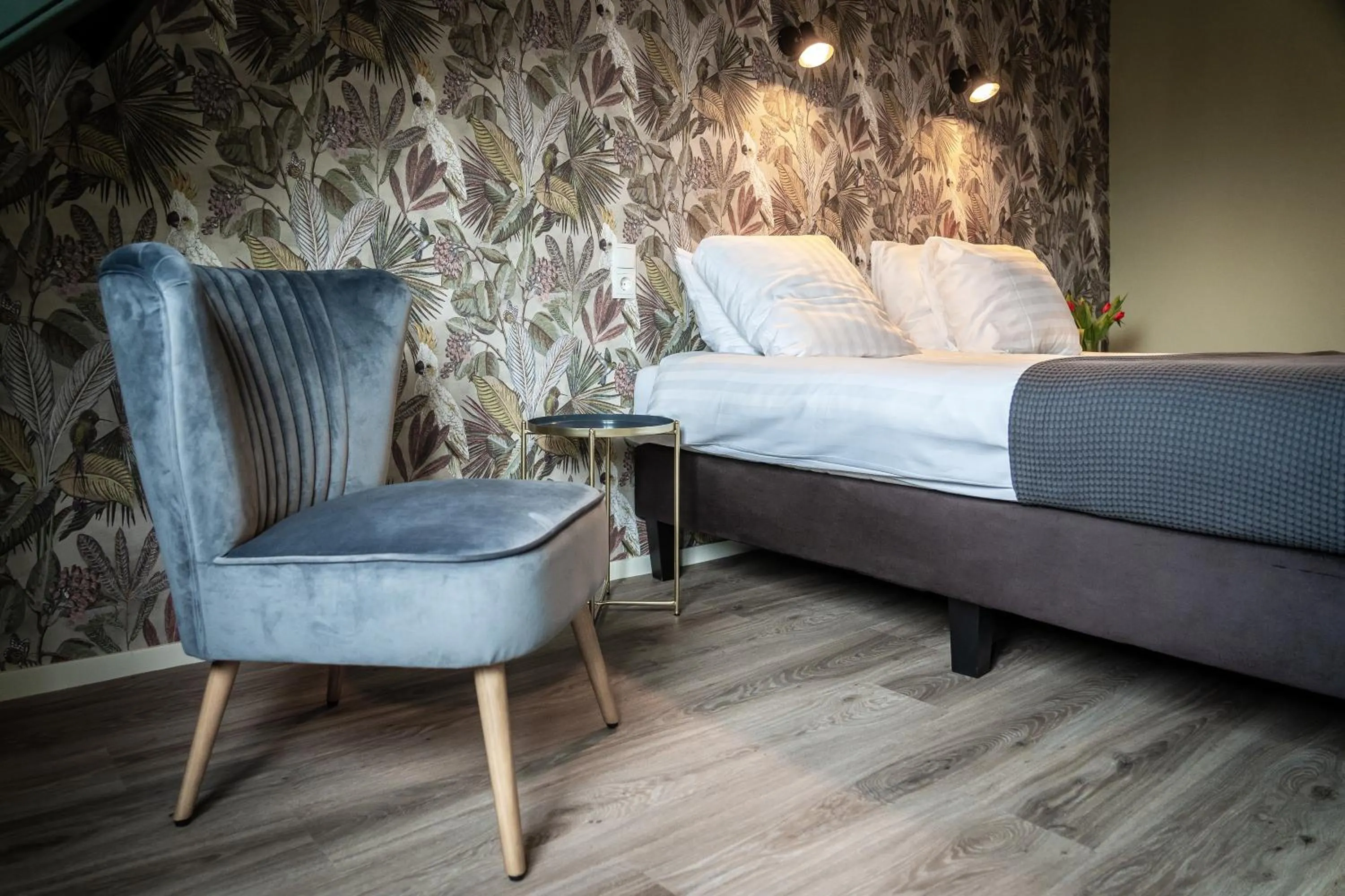 Bedroom, Bed in Hotel het Anker van Texel