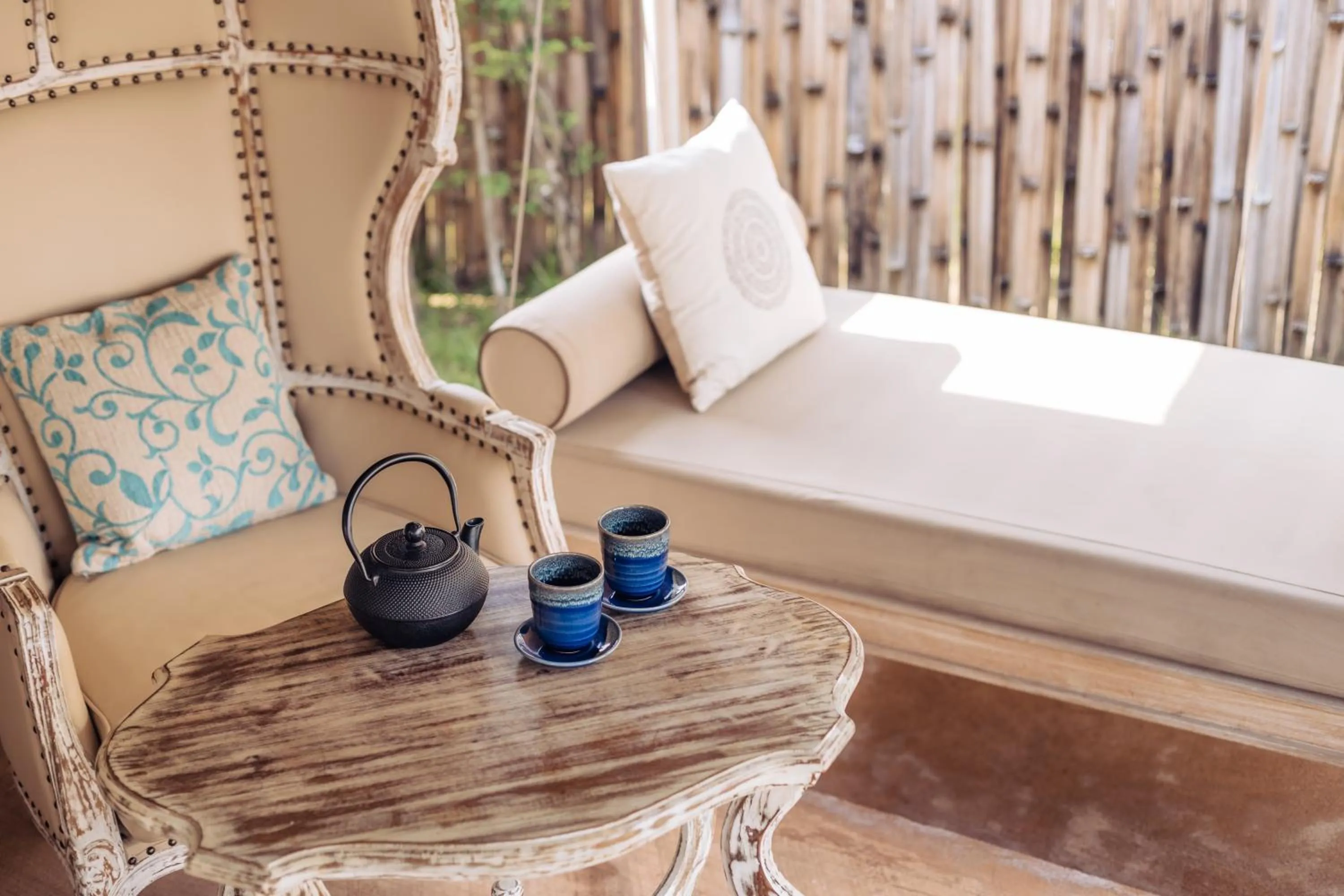 Patio, Bed in Khwan Beach Resort - Luxury Glamping and Pool Villas Samui - Adults Only - SHA Extra Plus