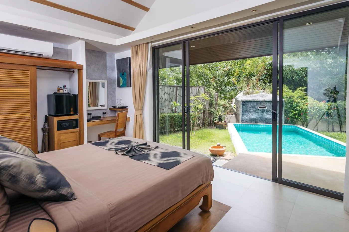 Bedroom in Khwan Beach Resort - Luxury Glamping and Pool Villas Samui - Adults Only - SHA Extra Plus