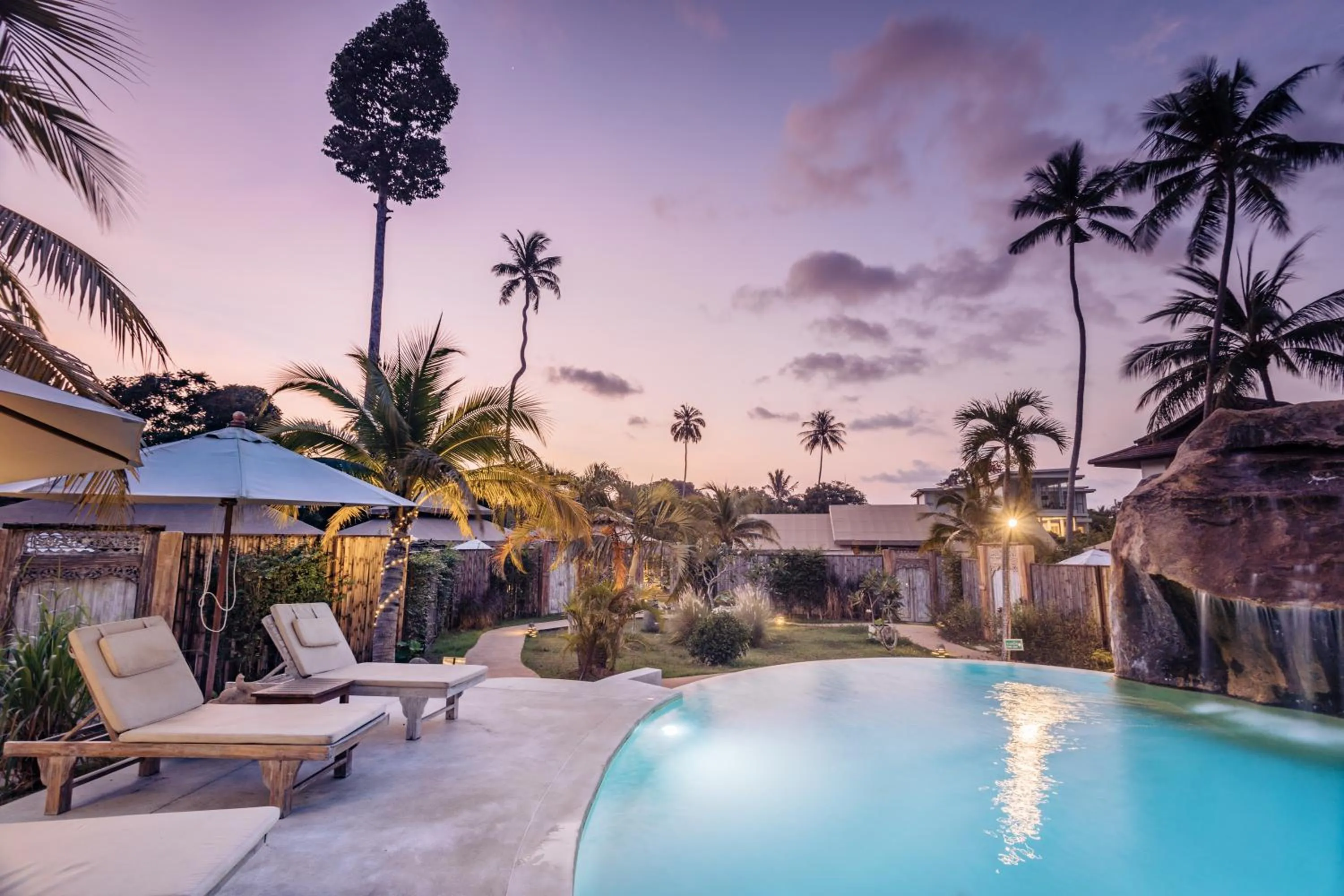 Swimming pool in Khwan Beach Resort - Luxury Glamping and Pool Villas Samui - Adults Only - SHA Extra Plus