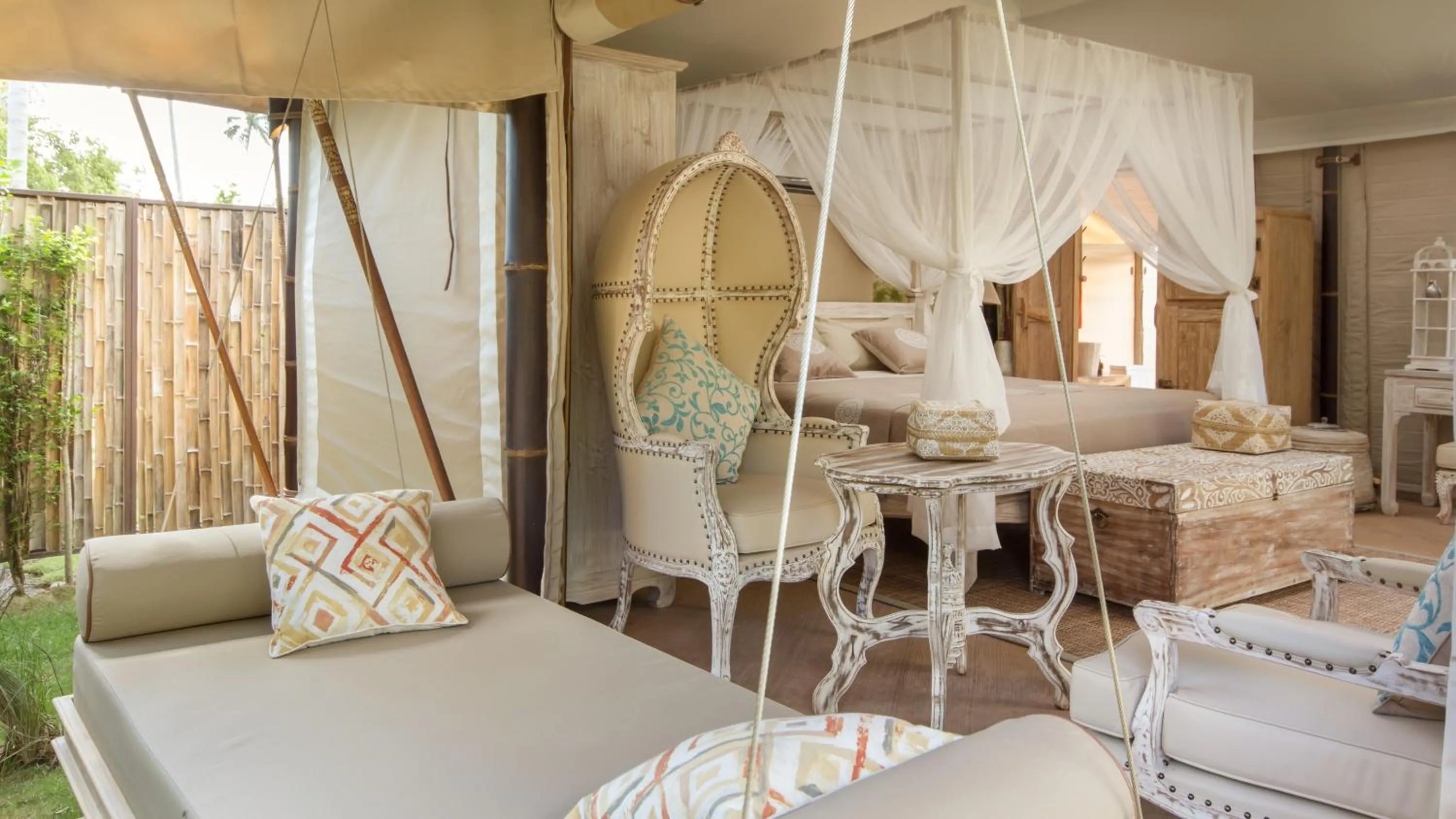 Bedroom in Khwan Beach Resort - Luxury Glamping and Pool Villas Samui - Adults Only - SHA Extra Plus