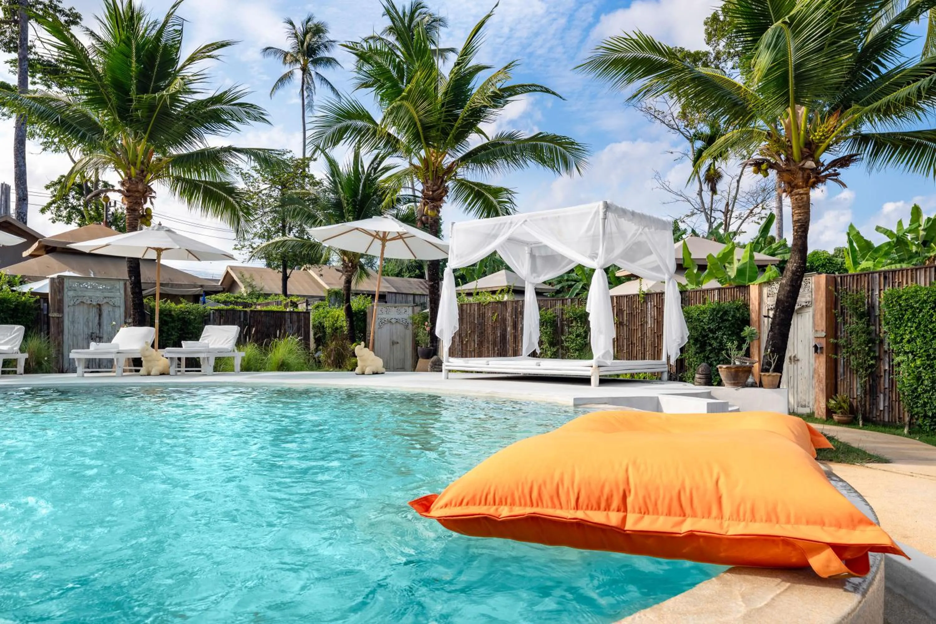 Swimming pool in Khwan Beach Resort - Luxury Glamping and Pool Villas Samui - Adults Only - SHA Extra Plus